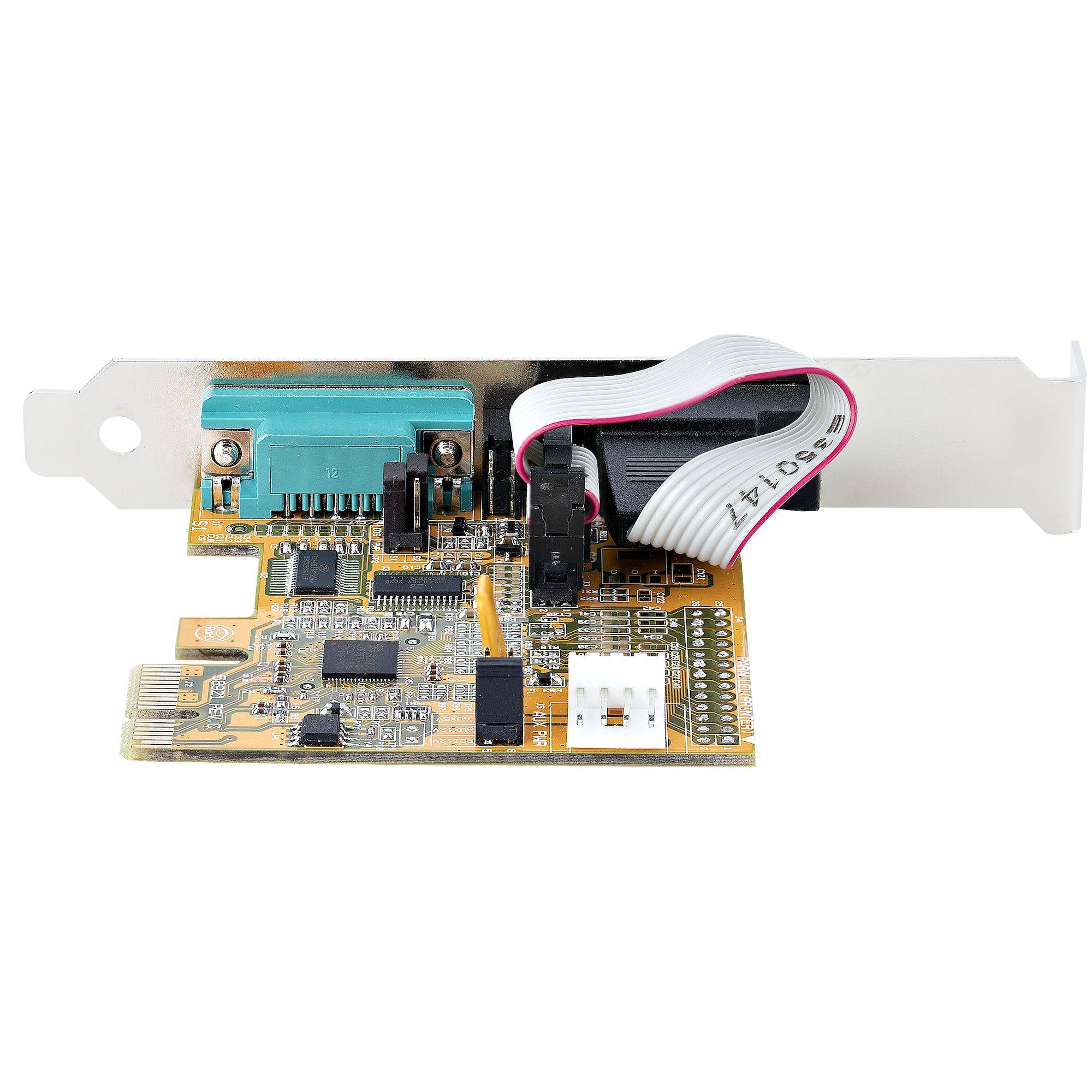 Rca Informatique - image du produit : CARTE SERIE PCI EXPRESS A 2 PORTS - CARTE PCIE A RS232/DB9