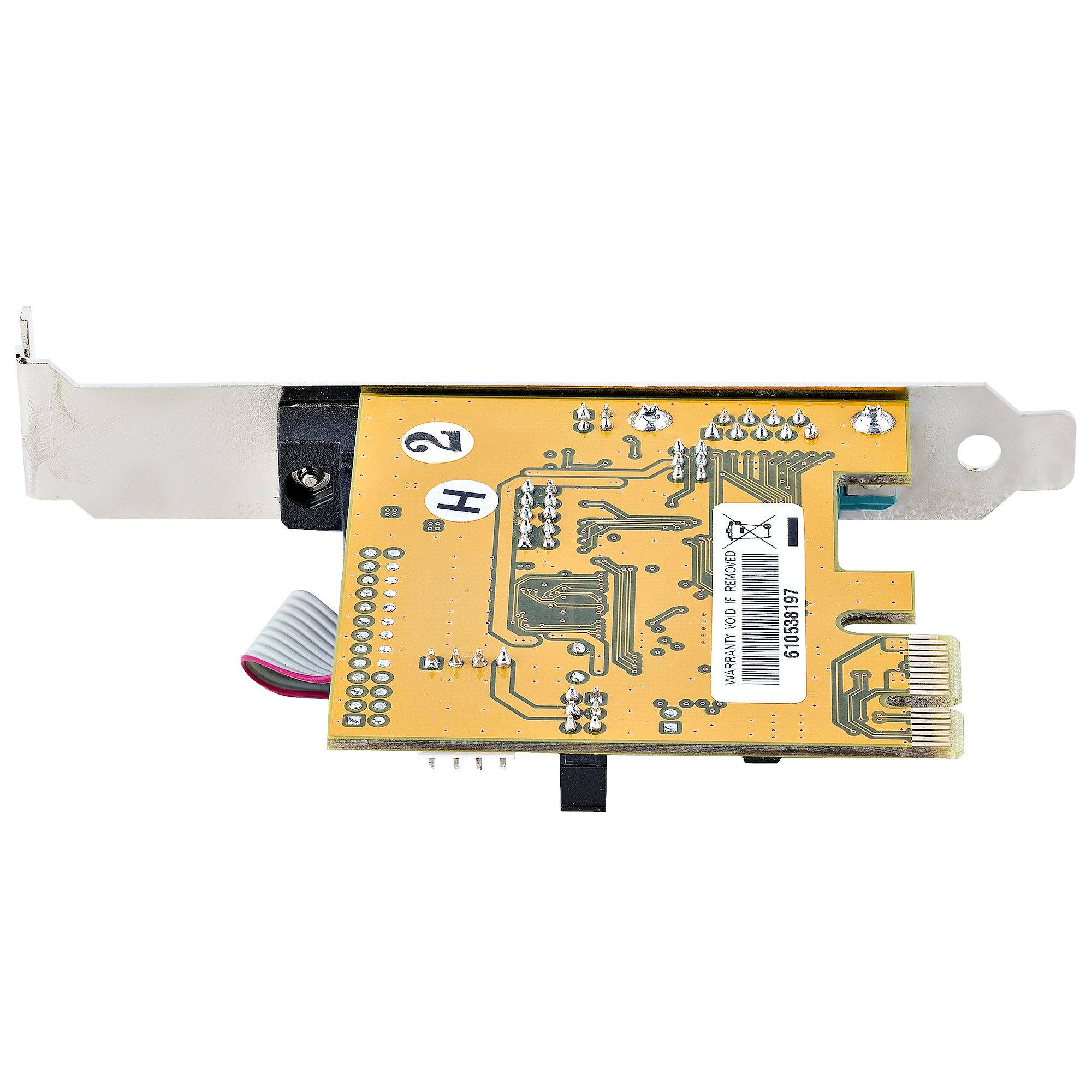 Rca Informatique - image du produit : CARTE SERIE PCI EXPRESS A 2 PORTS - CARTE PCIE A RS232/DB9