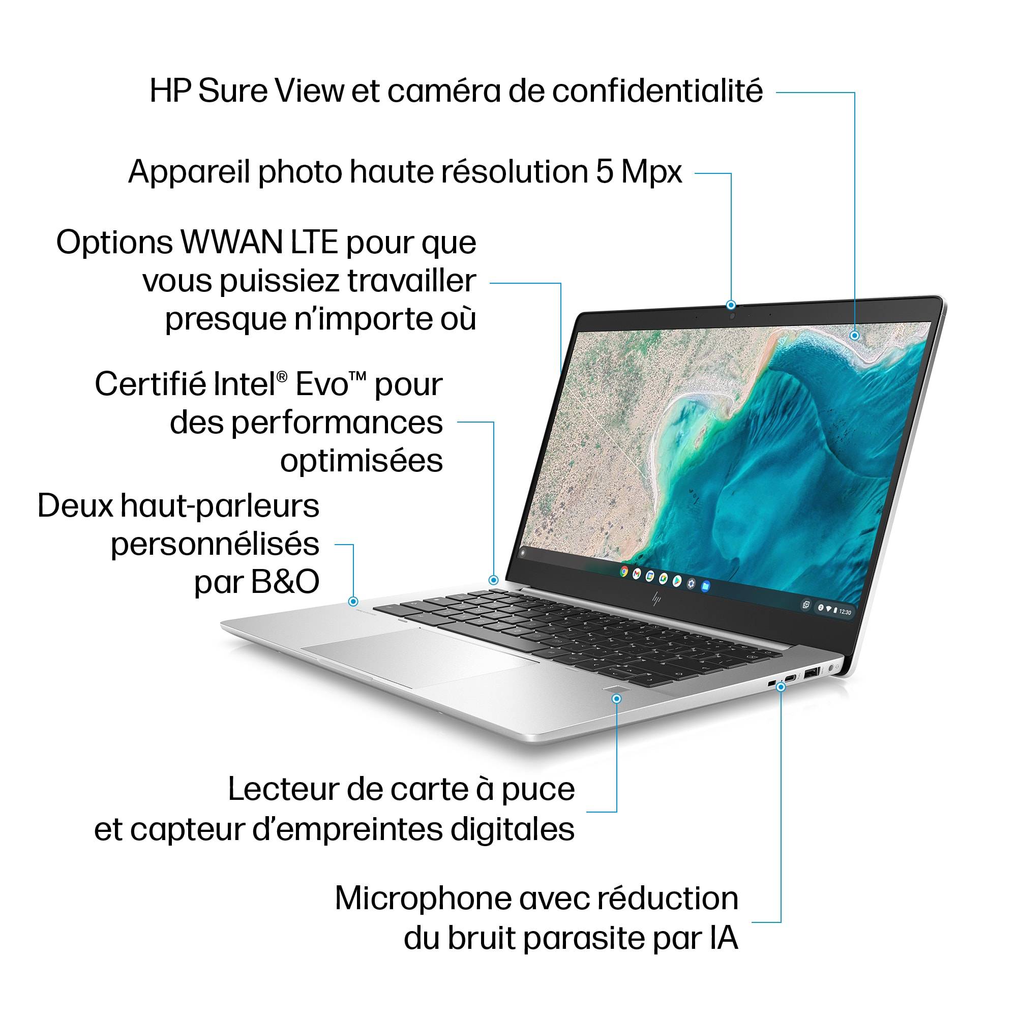 Rca Informatique - image du produit : EC640G3CB I5-1235U 14 FHD 8GB 128GB SSD CHROME OS