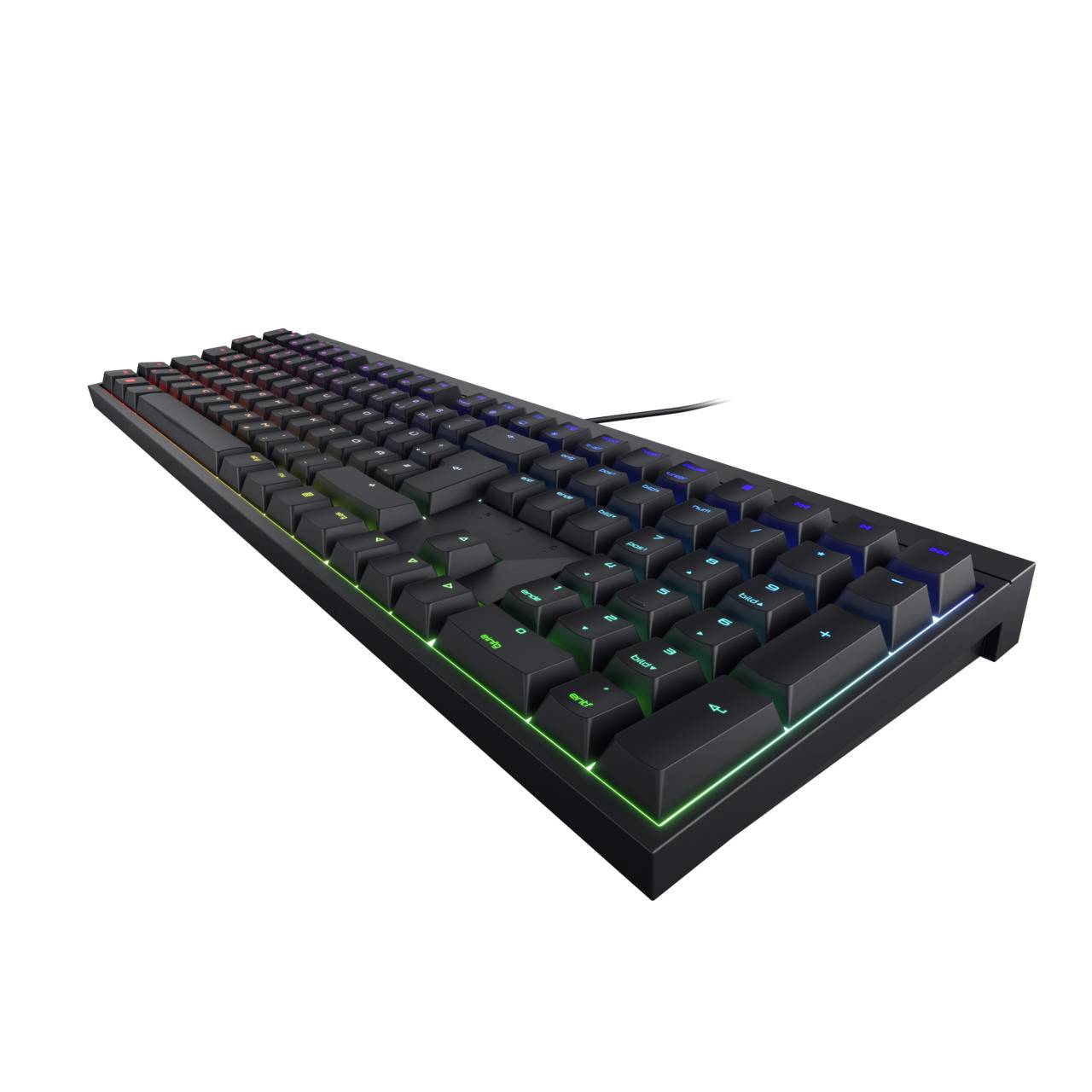 Rca Informatique - image du produit : CHERRY MX 2.0S RGB KEYBOARD CORDED MECHANICAL BLACK