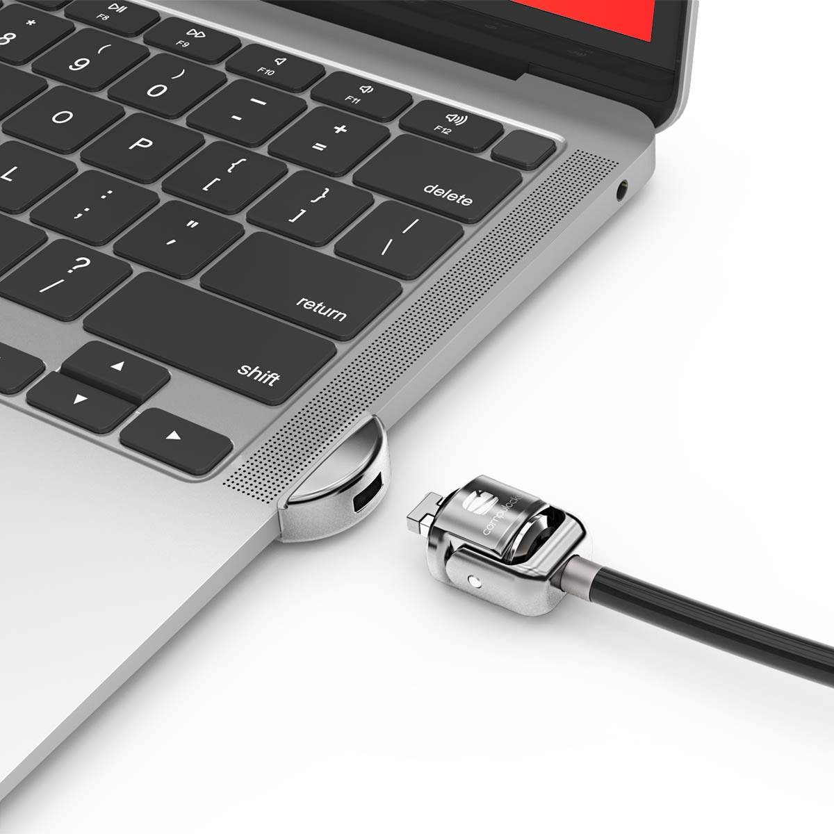 Rca Informatique - Image du produit : LEDGE FOR MACBOOK AIR 2019-2022 WITH KEYED CABLE LOCK