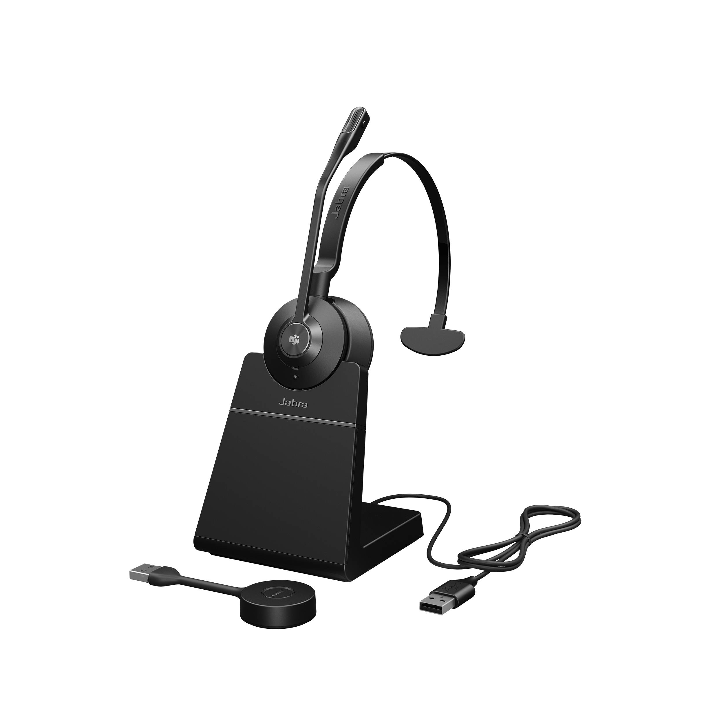 Rca Informatique - image du produit : JABRA ENGAGE 55 MS MONO USB-C WITH CHARGING STAND EMEA/APAC