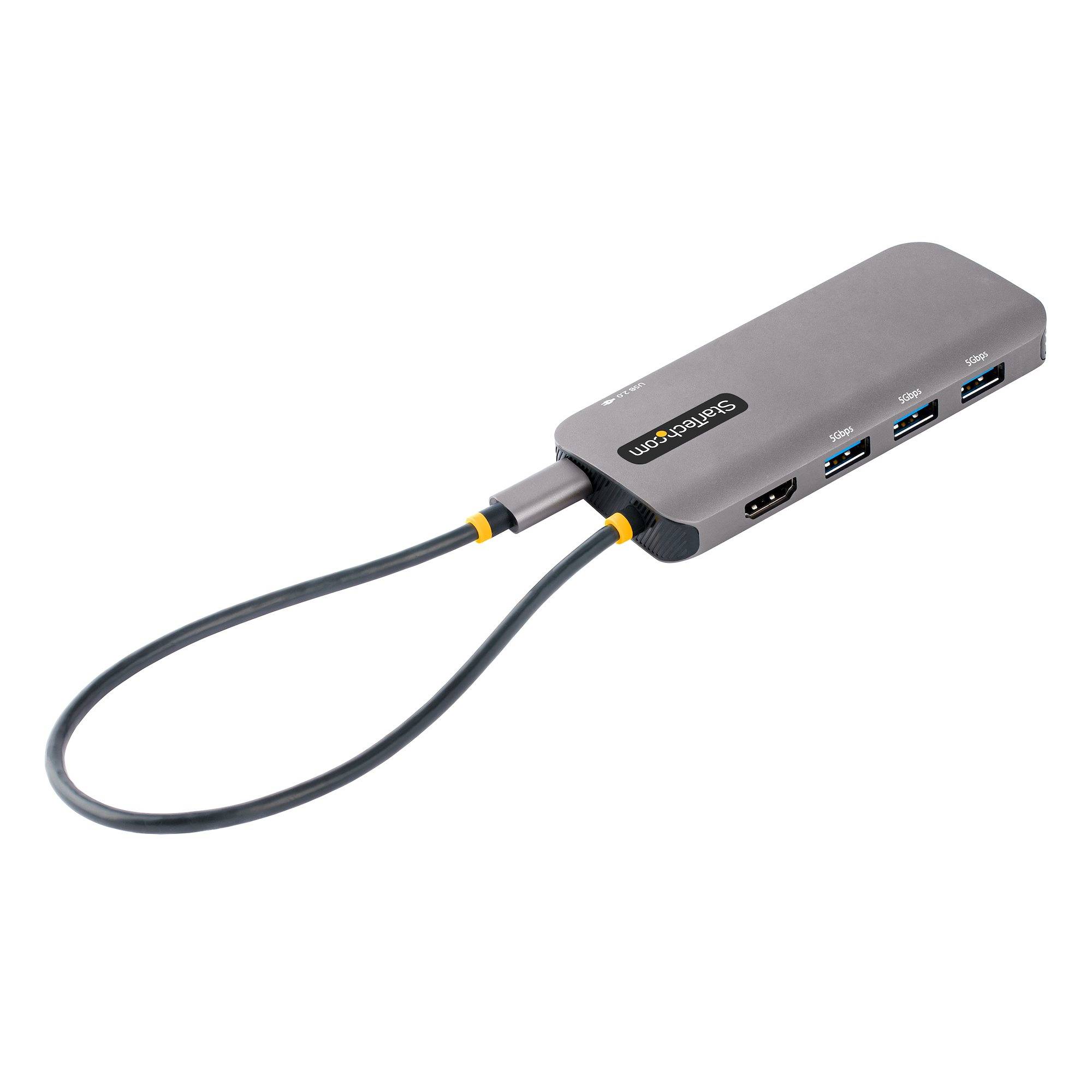 Rca Informatique - image du produit : USB C MULTIPORT ADAPTER 4K 60HZ HDMI VIDEO/5GBPS USB HUB/100W PD