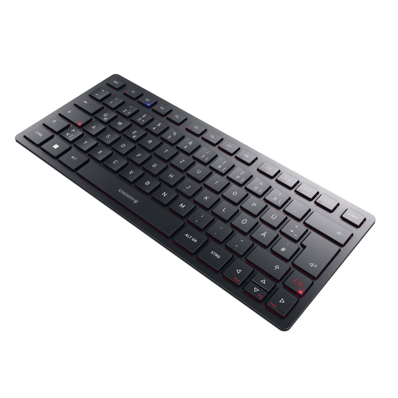 Rca Informatique - Image du produit : CHERRY KW 9200 MINI WIRELESS KEYBOARD BLACK GERMANY