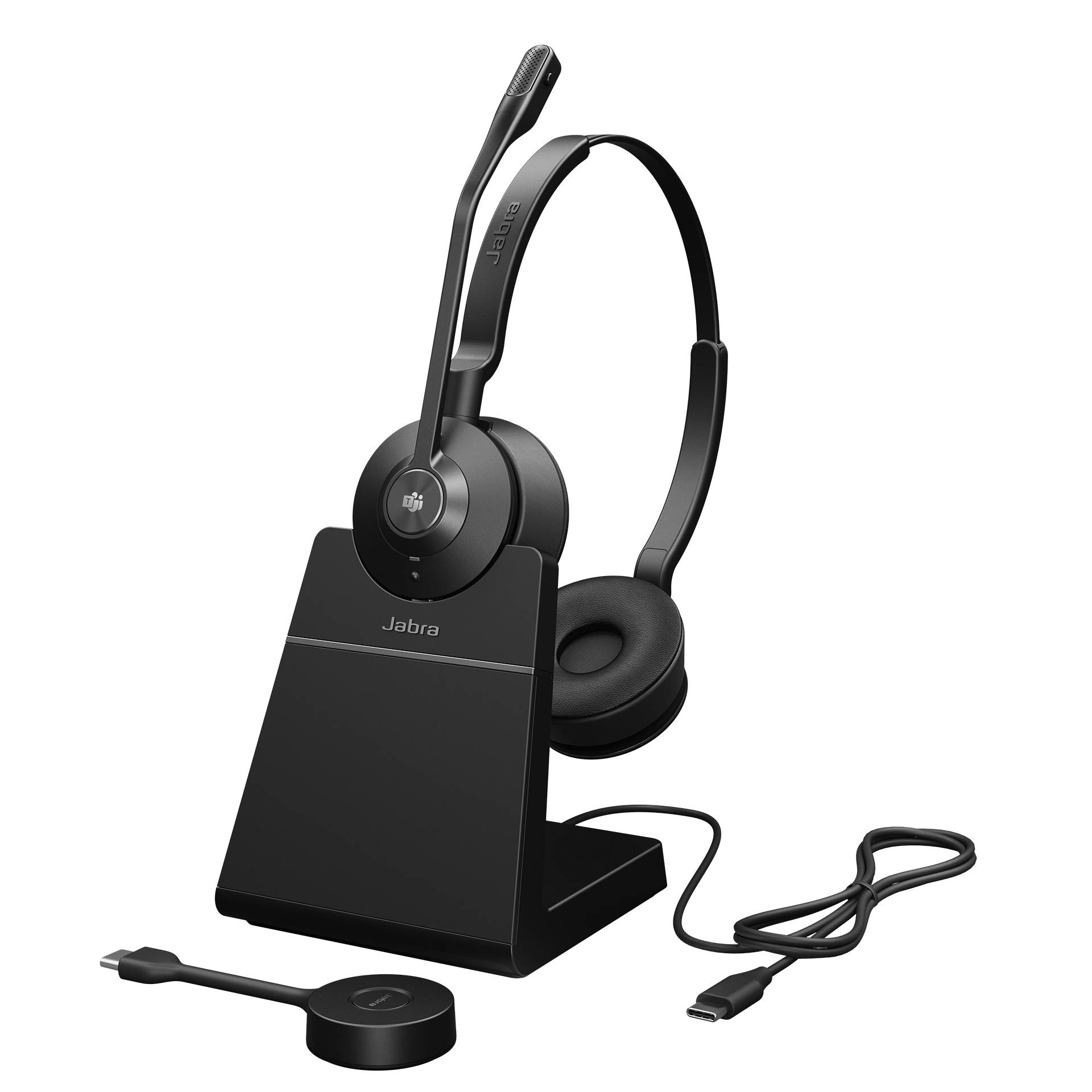 Rca Informatique - Image du produit : JABRA ENGAGE 55 MS STEREO USB-C WITH CHARGING STAND EMEA/APAC