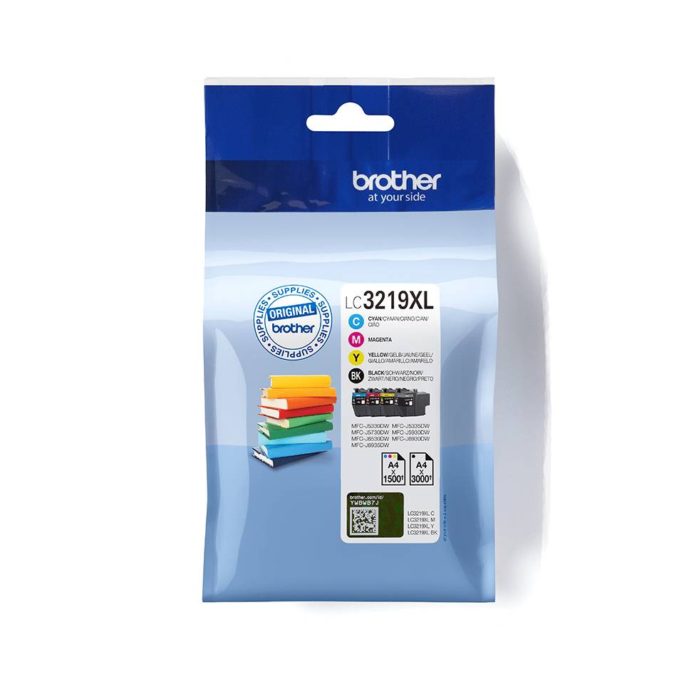 Rca Informatique - Image du produit : LC3219XLVAL INKCARTRIDGE PACK4 1500 PAGES ISO STANDARD 24711