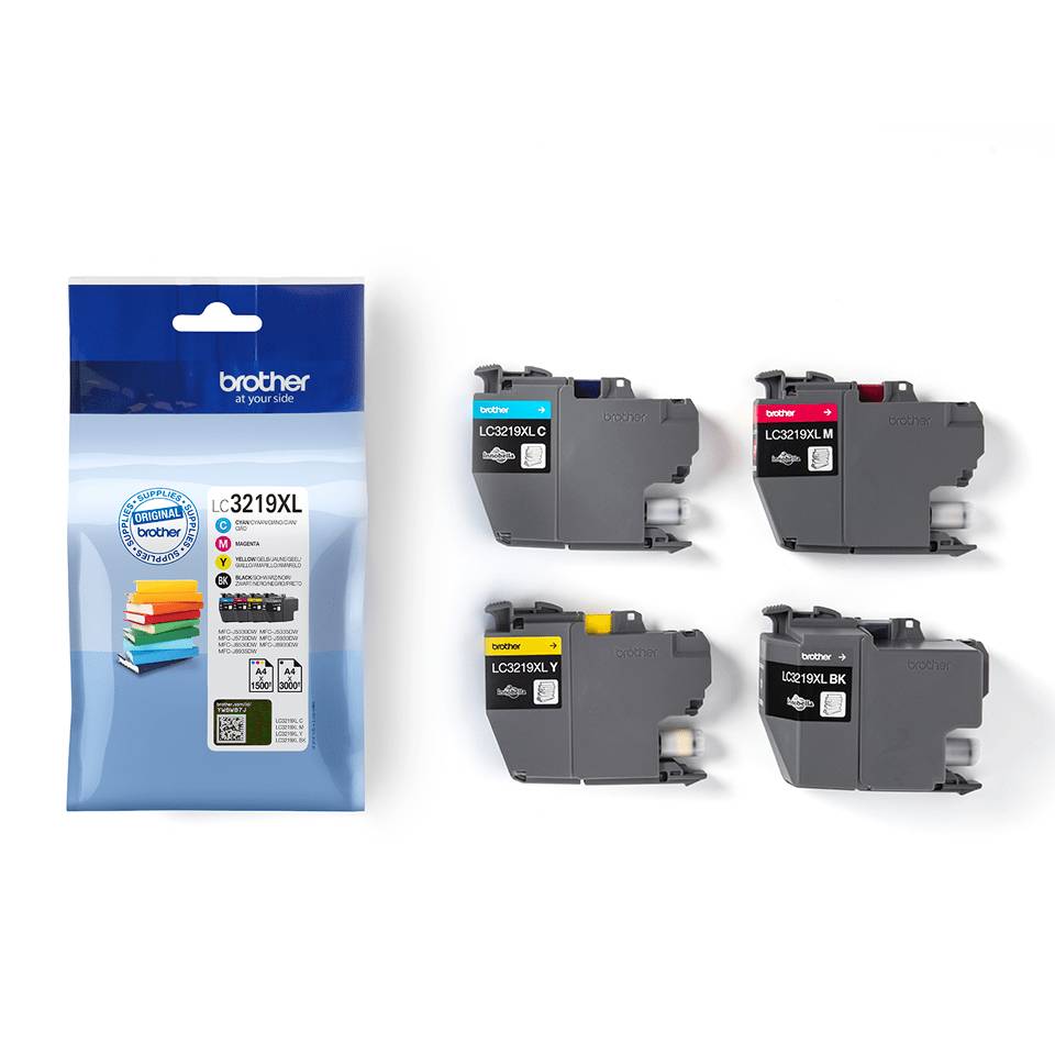 Rca Informatique - image du produit : LC3219XLVAL INKCARTRIDGE PACK4 1500 PAGES ISO STANDARD 24711