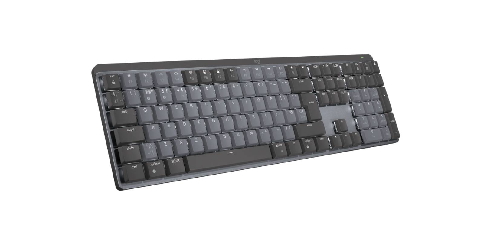 Rca Informatique - image du produit : MX MECHANICAL WRLS ILLUM. KEYB - GRAPHITE - UK - EMEA TACTILE