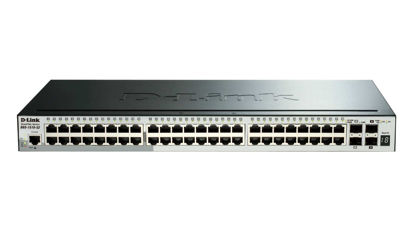 Rca Informatique - image du produit : 20-PORT SMART SWITCH GIGABIT STACKABLE 2X SFP+