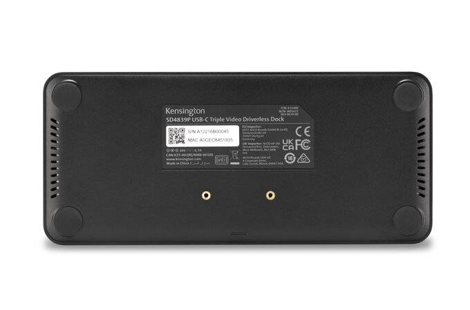 Rca Informatique - image du produit : SD4839P USB-C TRIPLE VIDEO DOCK - EU