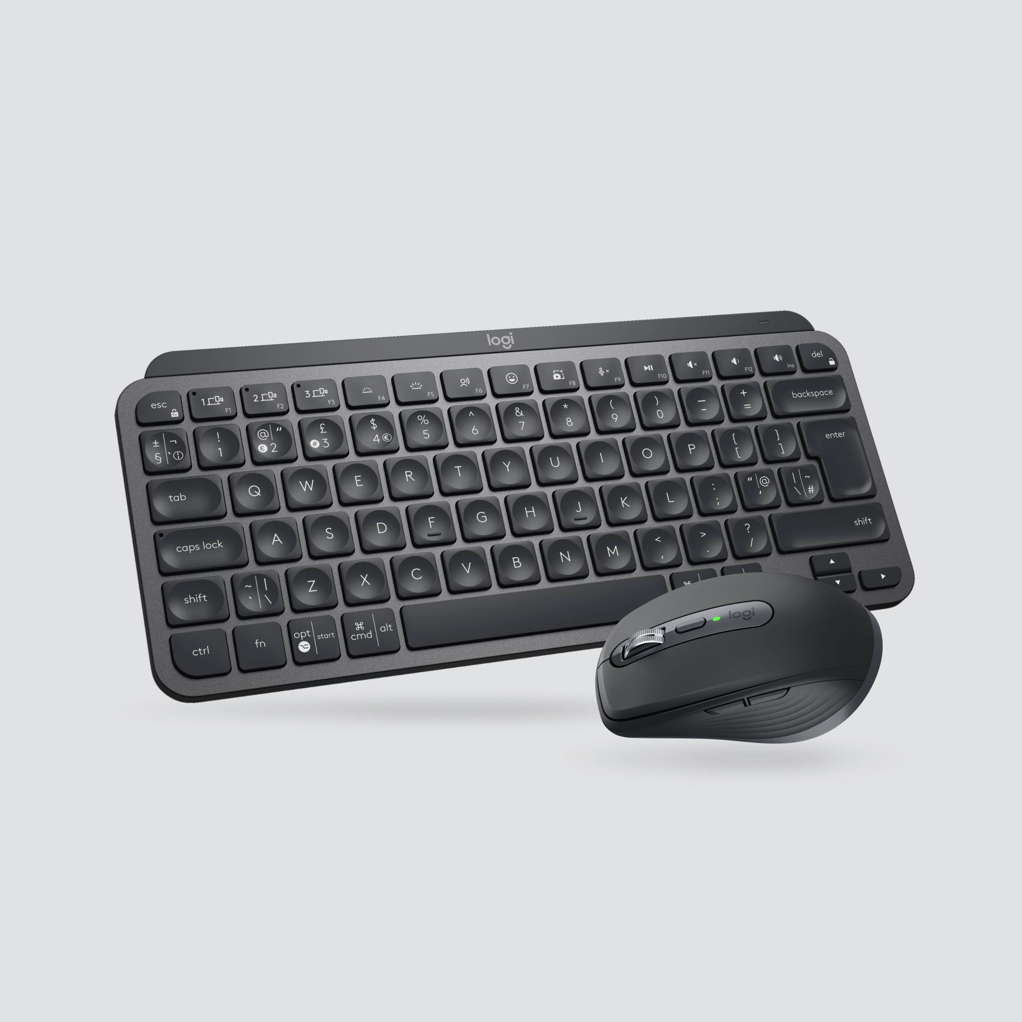 Rca Informatique - image du produit : MX KEYS MINI COMBO FOR BUSINESS - GRAPHITE - CH - CENTRAL