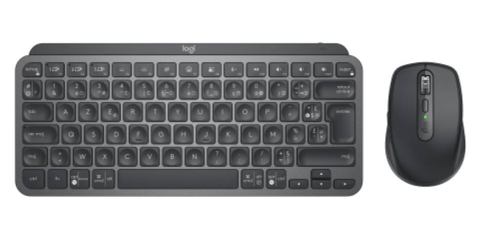 Rca Informatique - image du produit : MX KEYS MINI COMBO FOR BUSINESS - GRAPHITE - FRA - CENTRAL