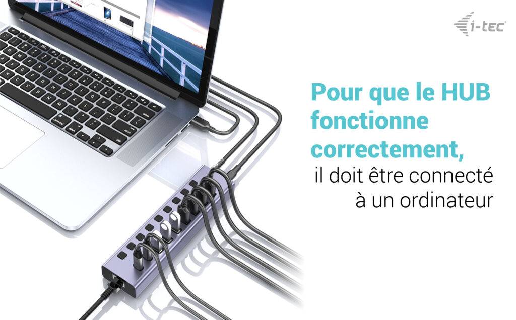 Rca Informatique - image du produit : I-TEC CHARGING HUB 9PORT LAN USB 3.0/USB-C POWER ADAPTER 60W