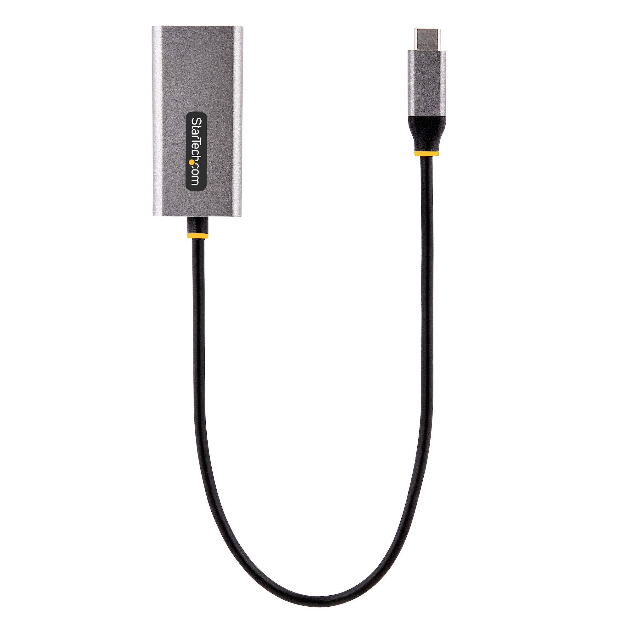 Rca Informatique - image du produit : USB-C TO ETHERNET ADAPTER - 1FT CABLE - WINDOWS/MACOS/LINUX