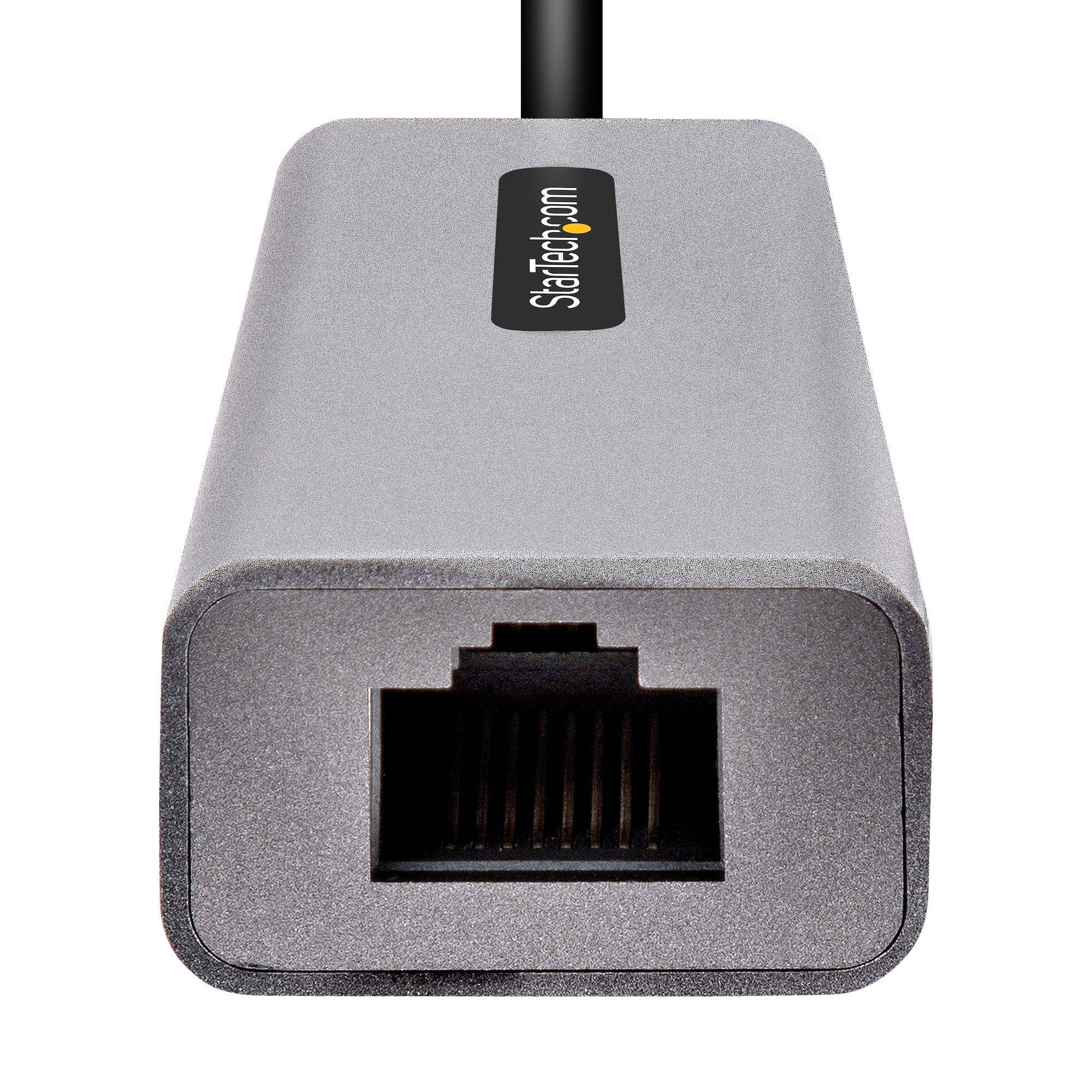 Rca Informatique - image du produit : USB-C TO ETHERNET ADAPTER - 1FT CABLE - WINDOWS/MACOS/LINUX