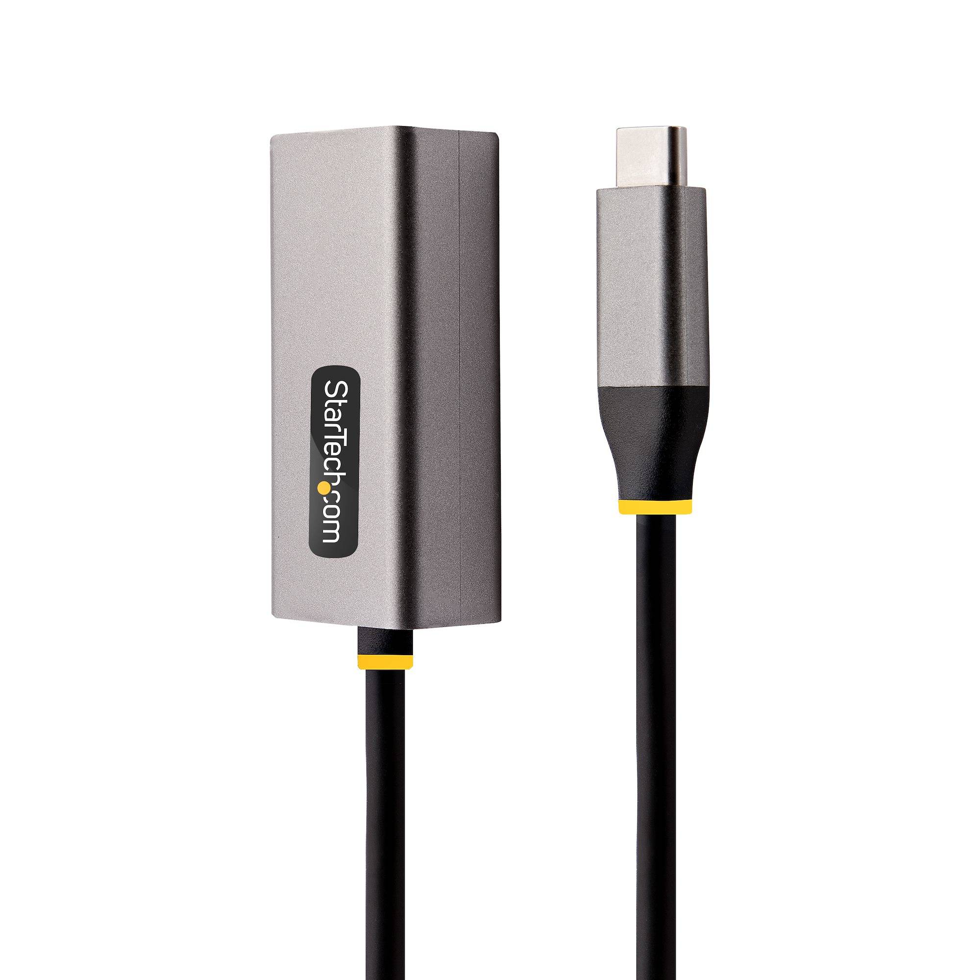 Rca Informatique - image du produit : USB-C TO ETHERNET ADAPTER - 1FT CABLE - WINDOWS/MACOS/LINUX