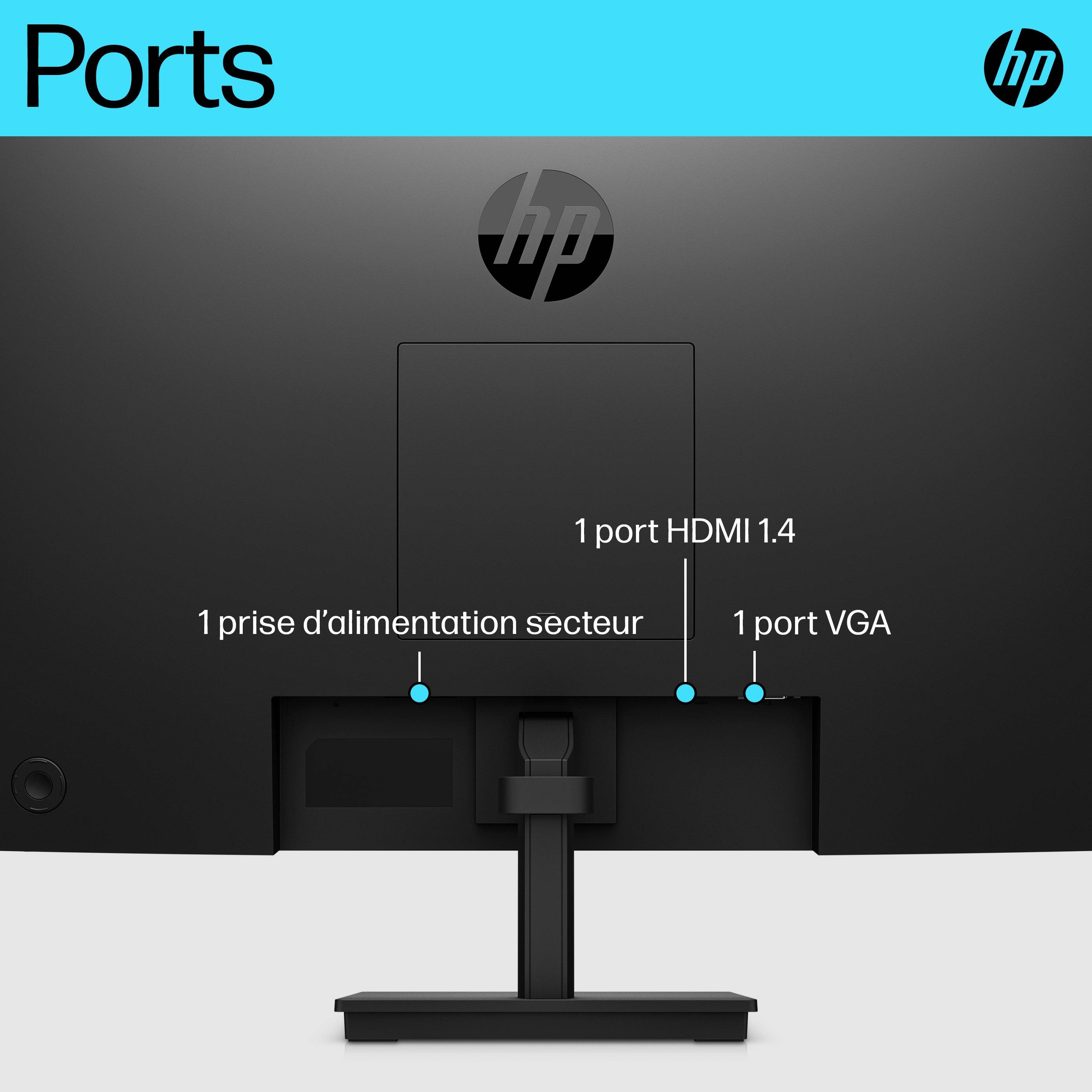 Rca Informatique - image du produit : 23.8IN 1920 X 1080 FHD 16:09 5M P24V G5 HDMI VGA