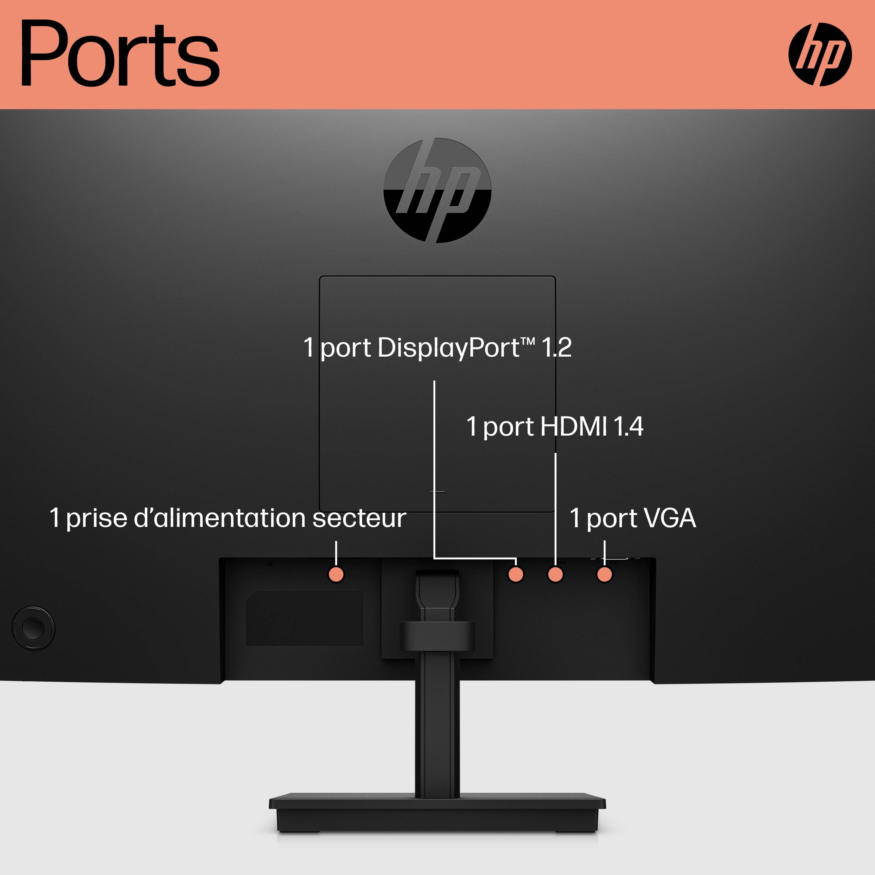 Rca Informatique - image du produit : 23.8IN 1920 X 1080 FHD 16:09 5M P22H G5 HDMI VGA