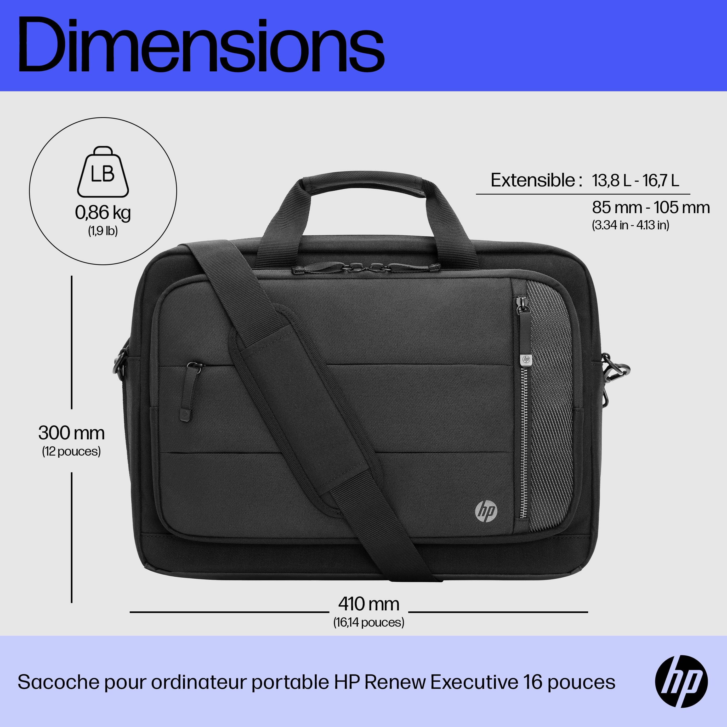 Rca Informatique - image du produit : HP RENEW EXECUTIVE 16 LAPTOP BAG