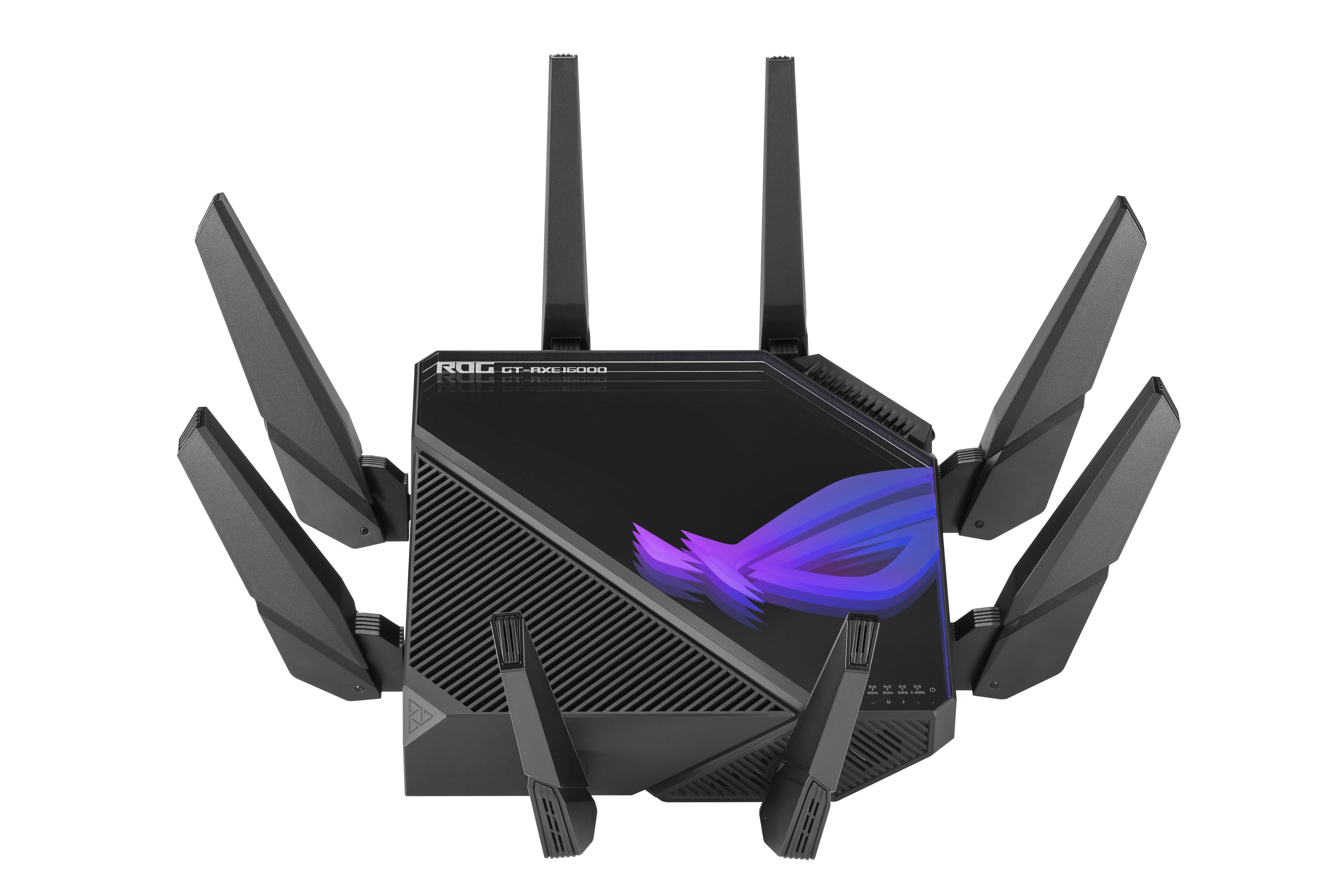 Rca Informatique - image du produit : GT-AXE16000 GAMING WI-FI 6E ROUTER - QUAD BAND + NEW 6GHZ BA