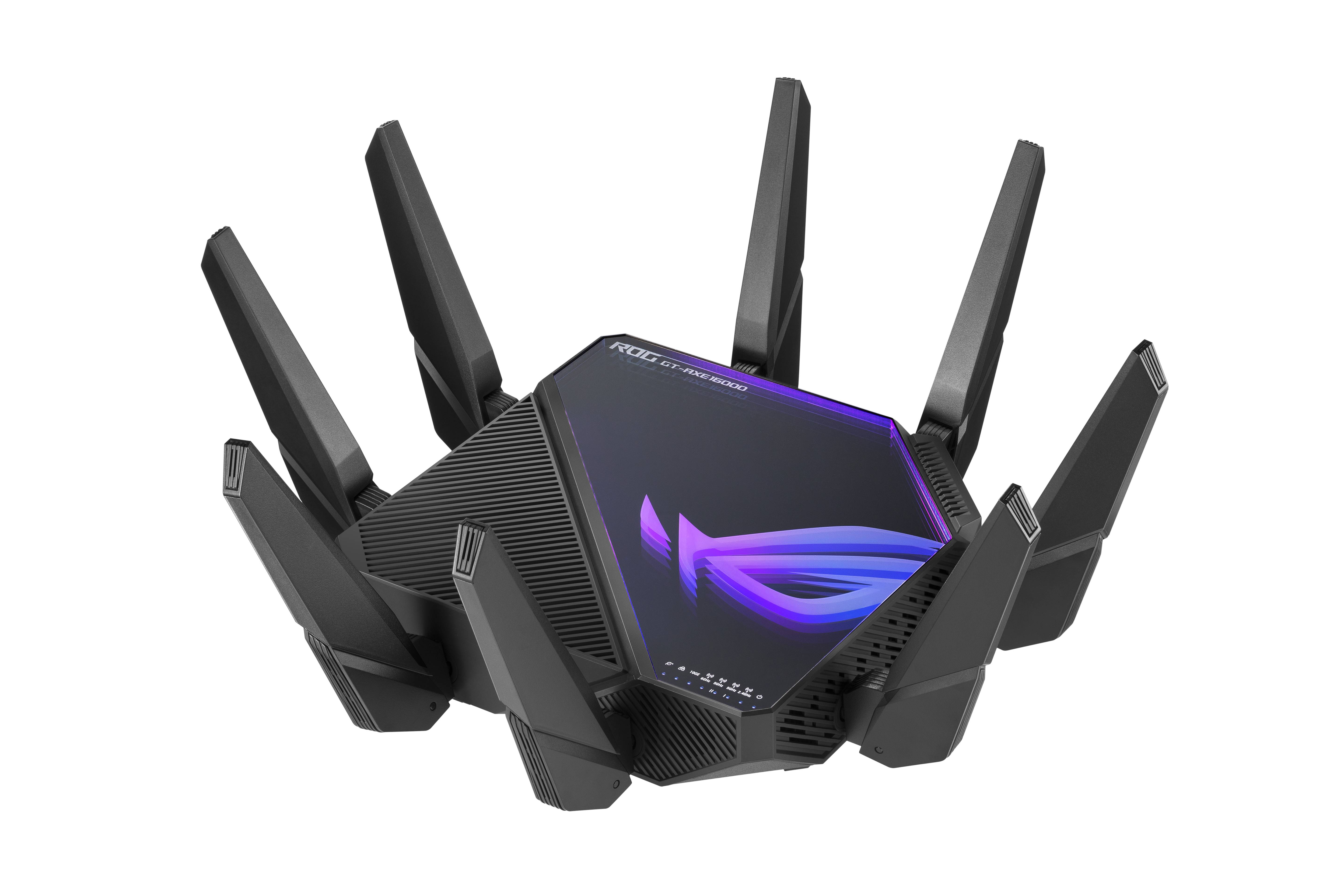 Rca Informatique - image du produit : GT-AXE16000 GAMING WI-FI 6E ROUTER - QUAD BAND + NEW 6GHZ BA