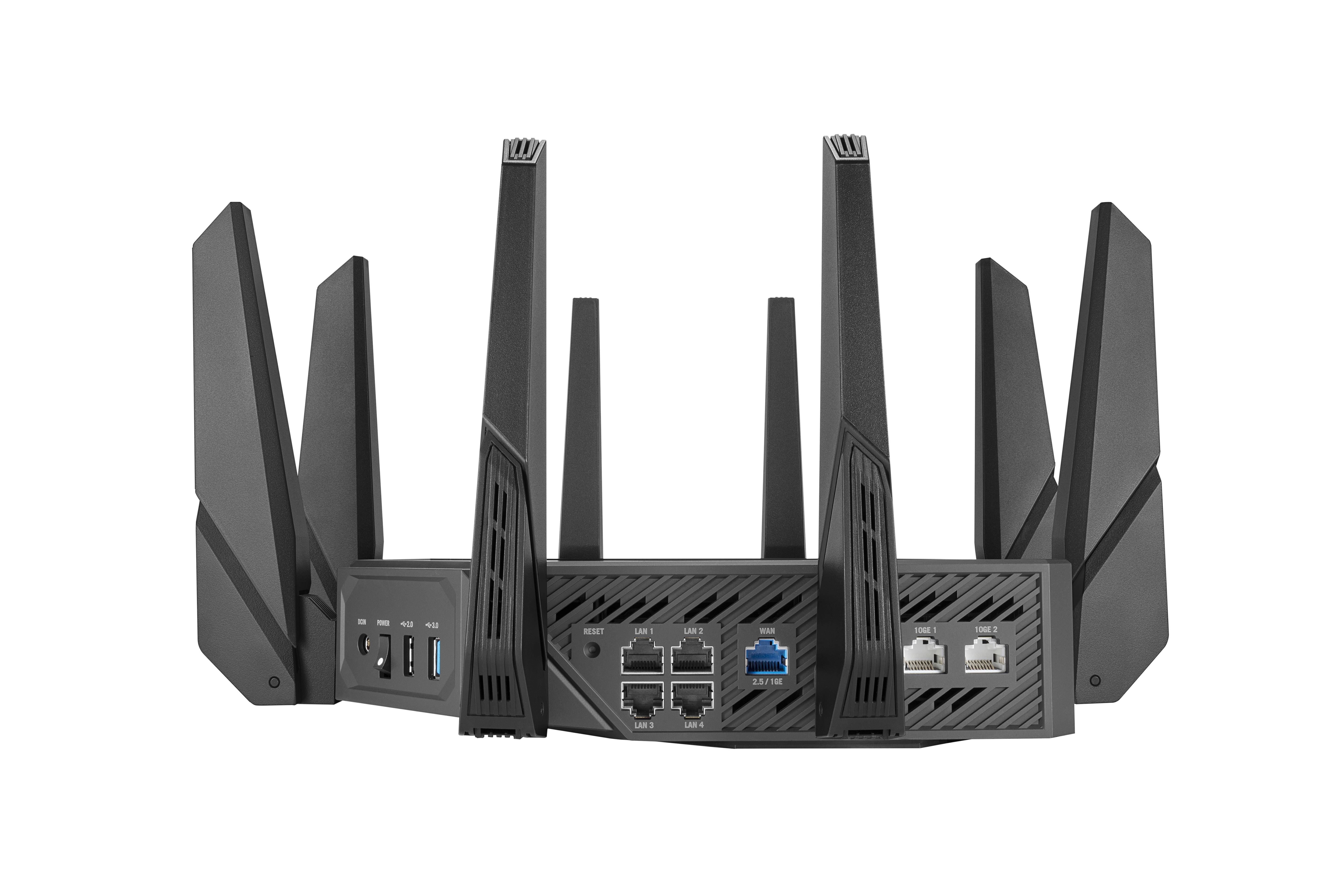 Rca Informatique - image du produit : GT-AXE16000 GAMING WI-FI 6E ROUTER - QUAD BAND + NEW 6GHZ BA