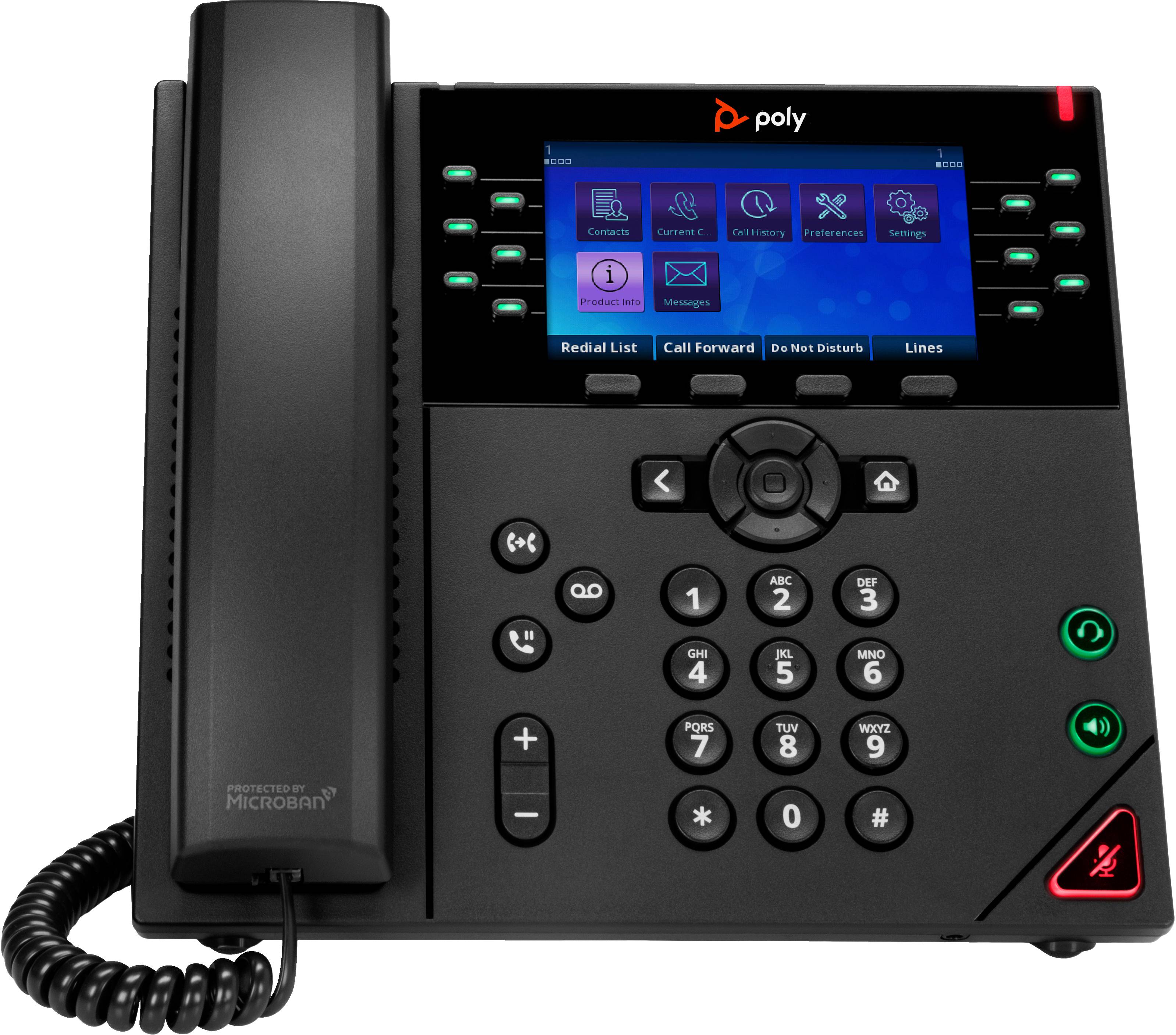 Rca Informatique - Image du produit : VVX 450 DESKTOP PHONE OBI POE OBI EDITION VVX 450 12-LINE BP