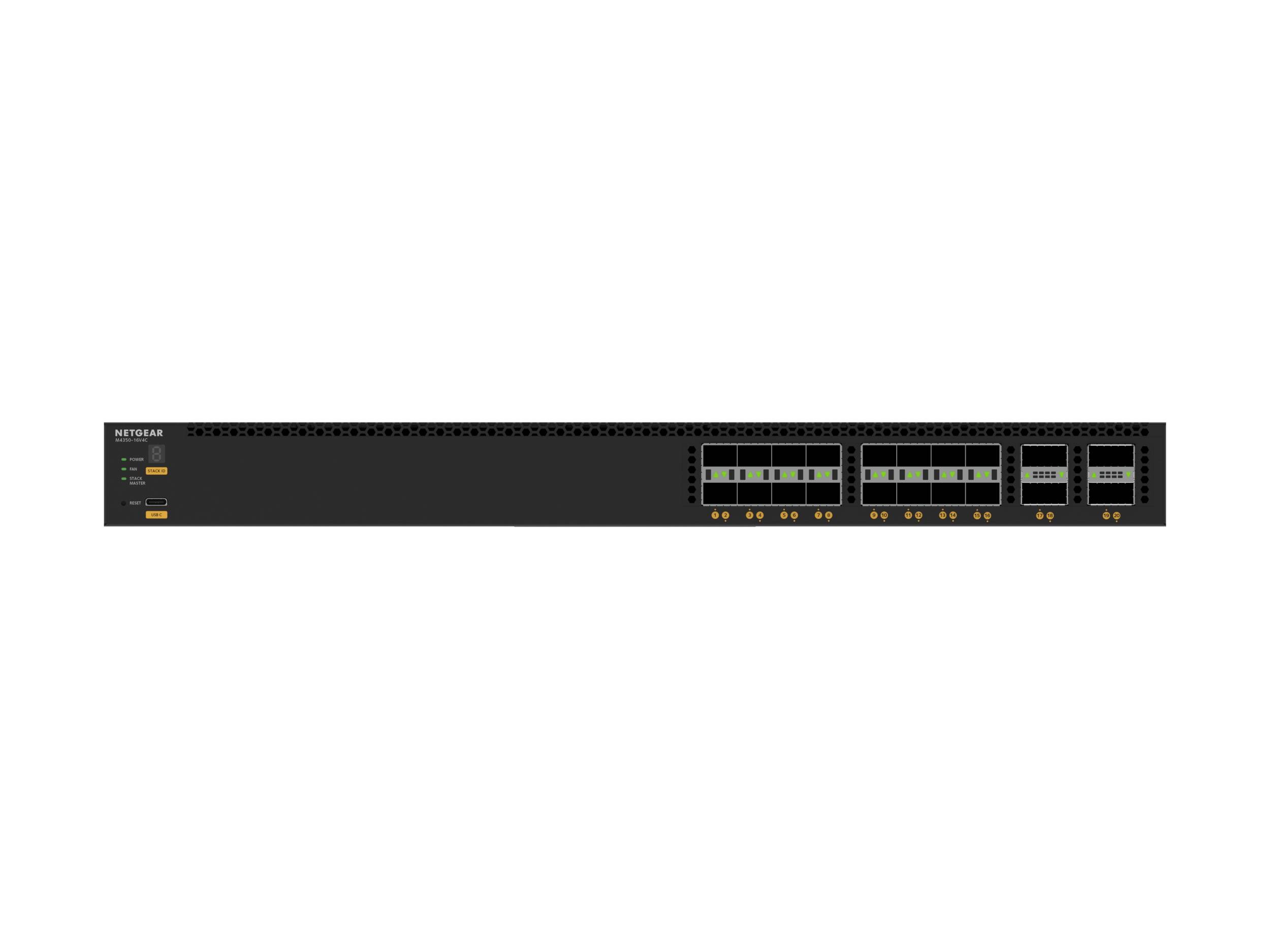 Rca Informatique - image du produit : 24PT M4350-16V4C MANAGED SWITCH