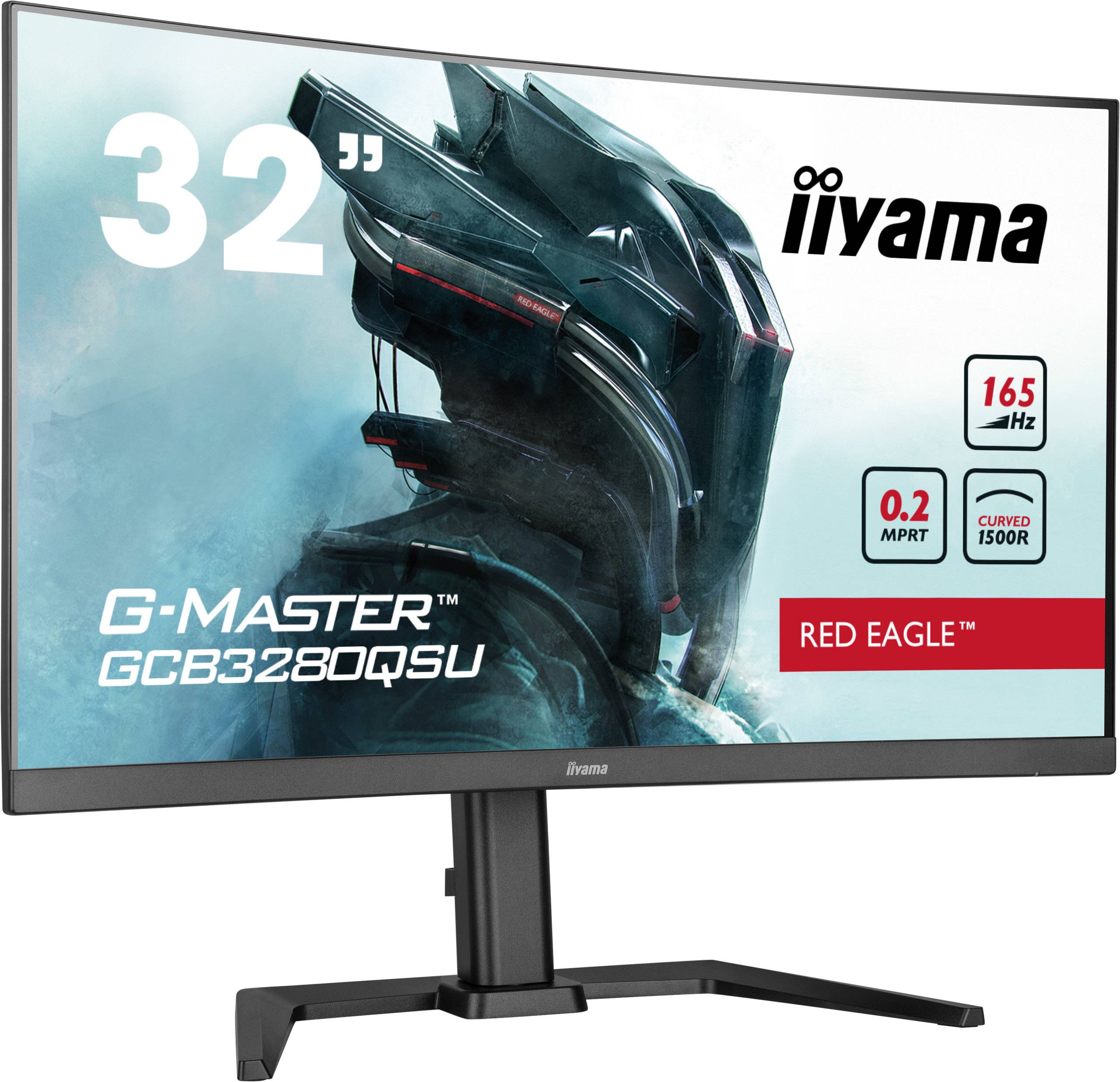 Rca Informatique - image du produit : GCB3280QSU-B1 31.5IN VA WQHD 165HZ/0.2MS/2HDMI/DP/2USB/HAS