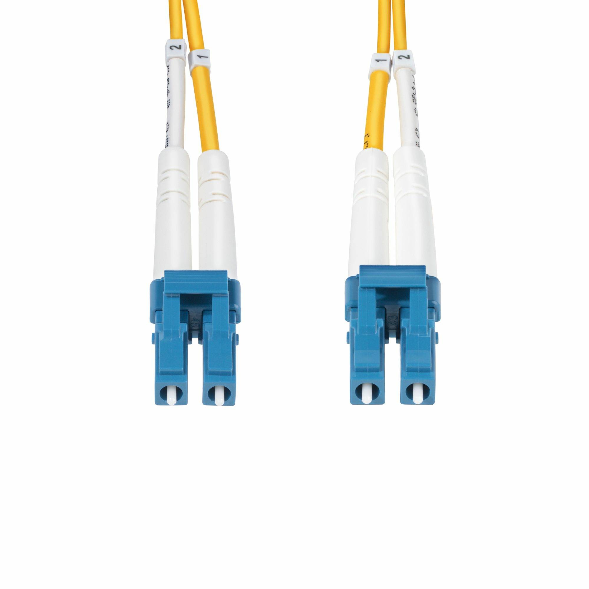 Rca Informatique - image du produit : LC/LC SINGLE MODE FIBER CABLE OS2/UPC/DUPLEX/LSZH