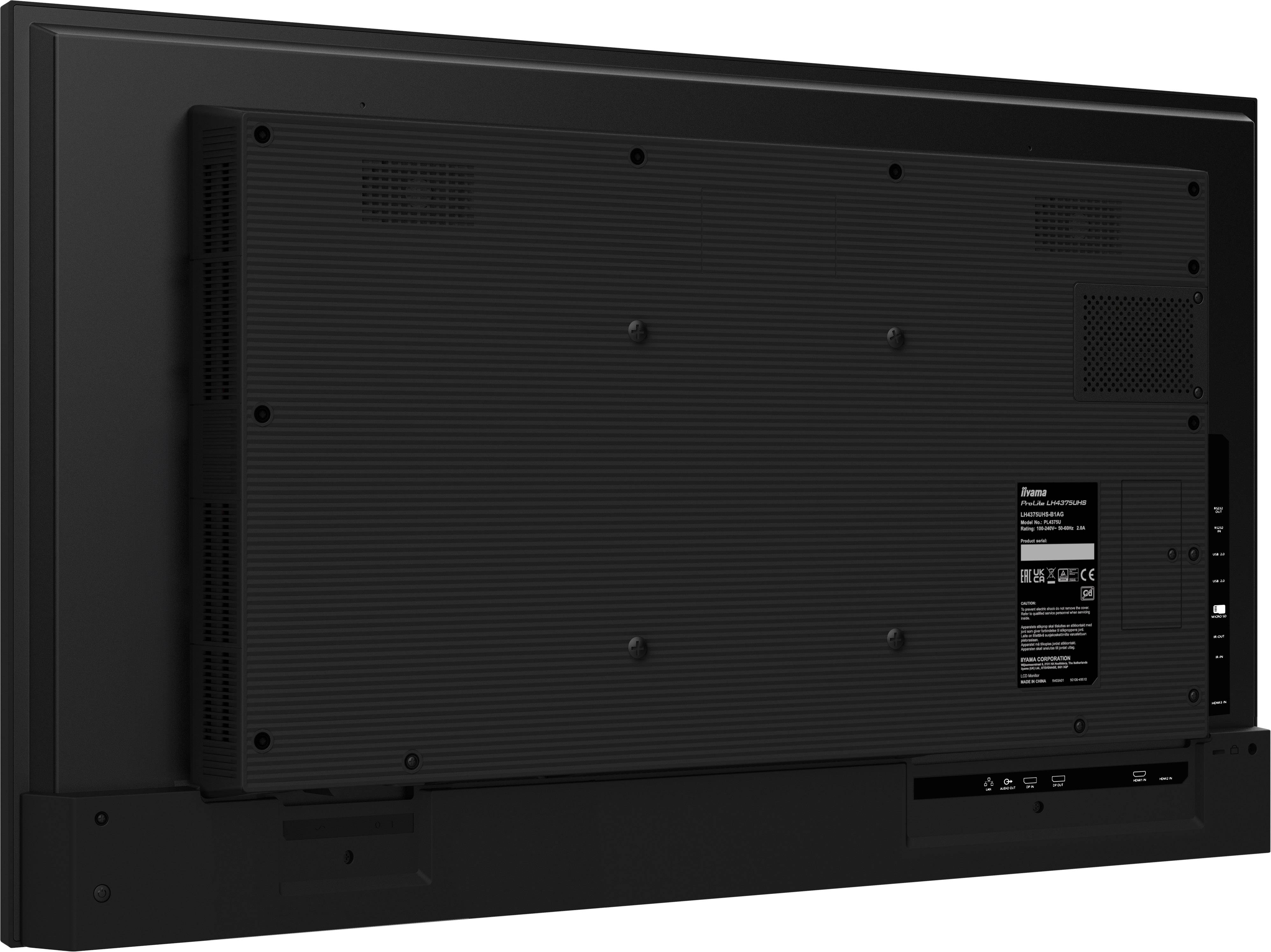 Rca Informatique - image du produit : LH3275HS-B1AG 31.5IN IPS FHD 500CD/2HDMI/DP/2USB/RJ45/ANDROID