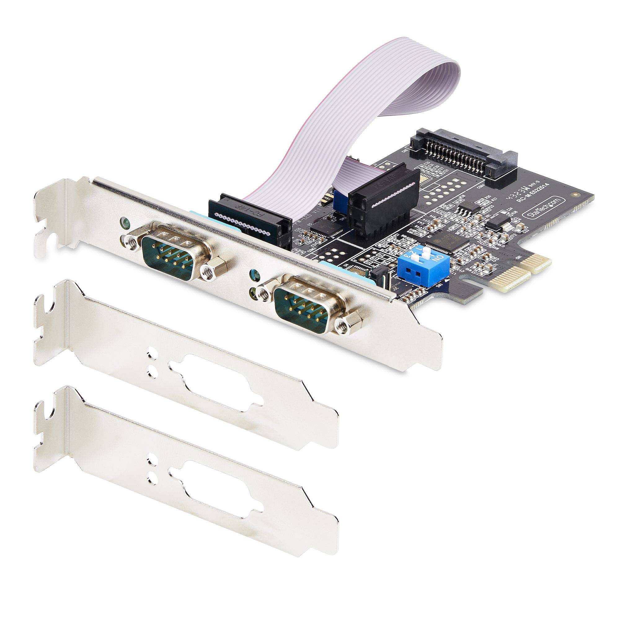 Rca Informatique - image du produit : 2-PORT SERIAL PCIE CARD PCI EXPRESS RS232/RS422/RS485