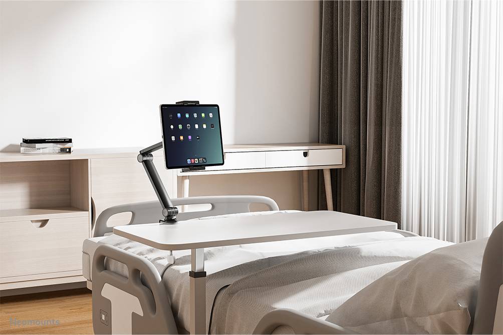 Rca Informatique - image du produit : TABLET DESK CLAMP (SUITED FROM 4.7IN UP TO 12.9IN) BLACK