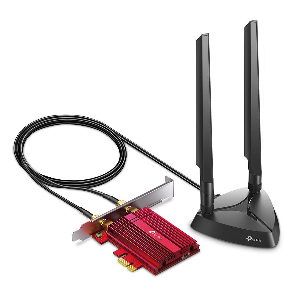 Rca Informatique - image du produit : AXE5400 TRI-BAND WI-FI 6E BLUETOOTH PCI EXPRESS ADAPTER