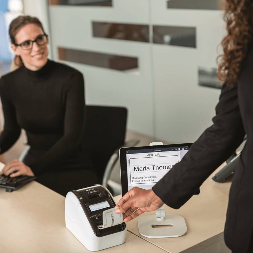 Rca Informatique - image du produit : LABEL PRINTER FOR VISITOR MANAGEMENT WITH WI-FI ETHERNET N