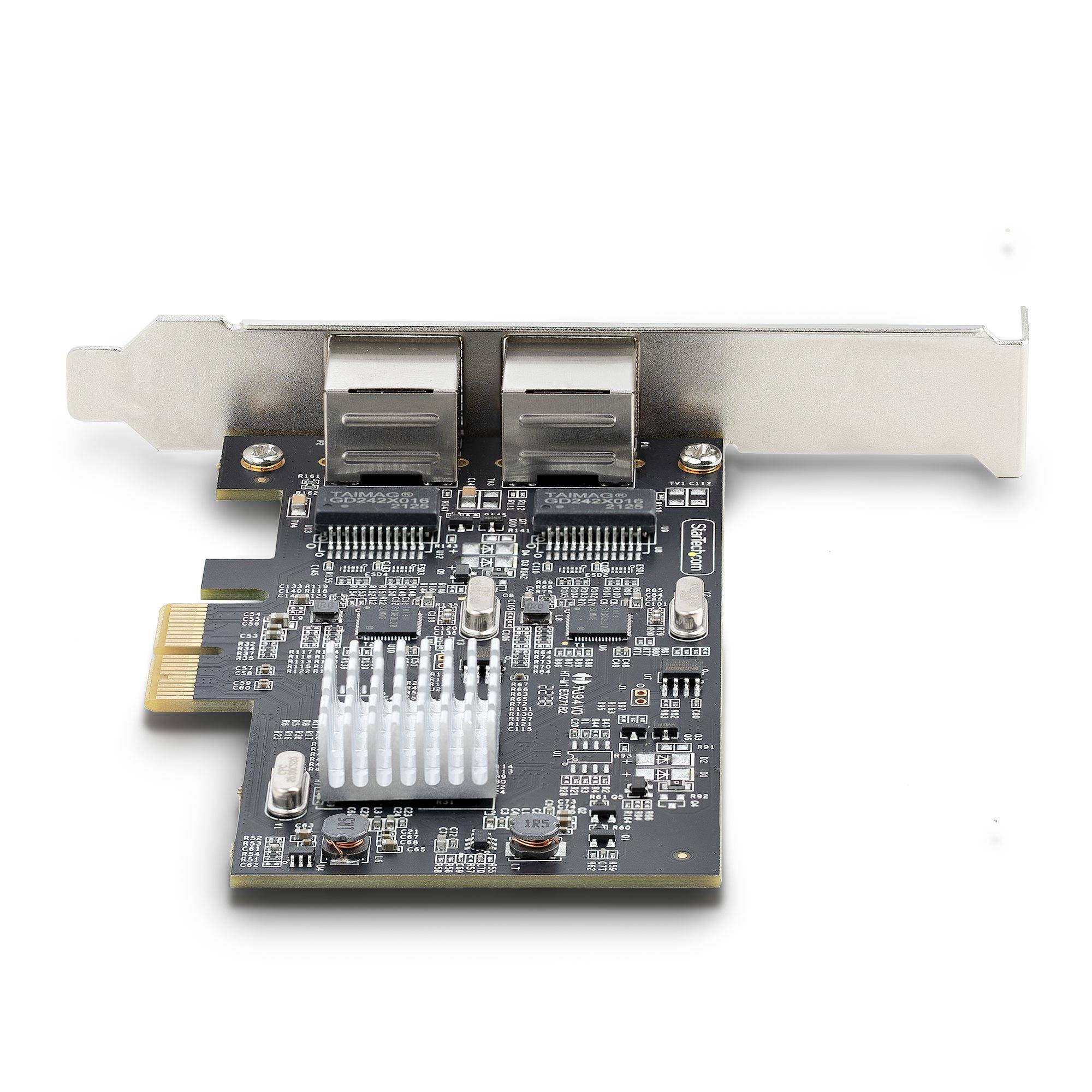 Rca Informatique - image du produit : 2-PORT 2.5G PCIE NETWORK CARD - DUAL NBASE-T ETHERNET CARD