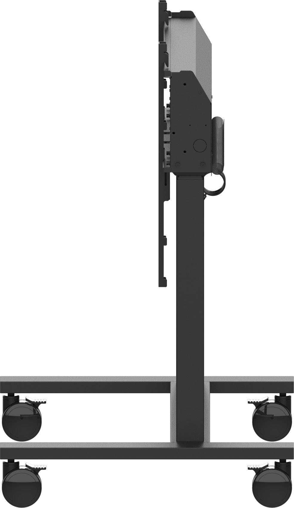 Rca Informatique - image du produit : ELECTRIC TWO-POST LIFT ON WHEELS FOR MONITORS UP TO 98IN 1