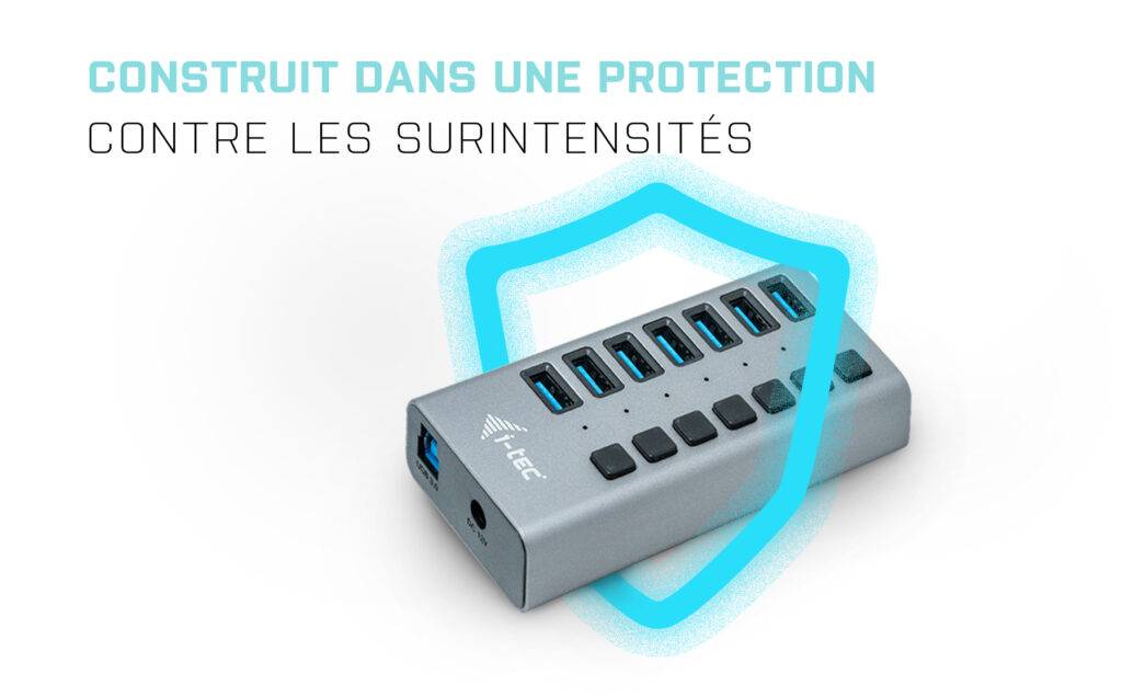 Rca Informatique - image du produit : I-TEC USB 3.0 HUB 7 PORT 36 W I-TEC USB 3.0 HUB 7 PORT 36 W