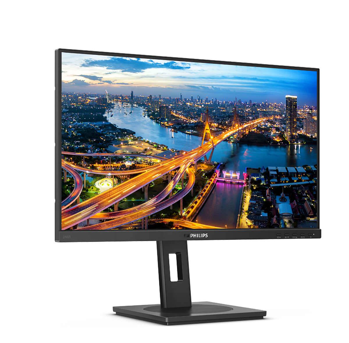 Rca Informatique - image du produit : MONITOR 24IN 16:9 UFHD IPS 2HDMI DP USB-C 2WX2 150MM