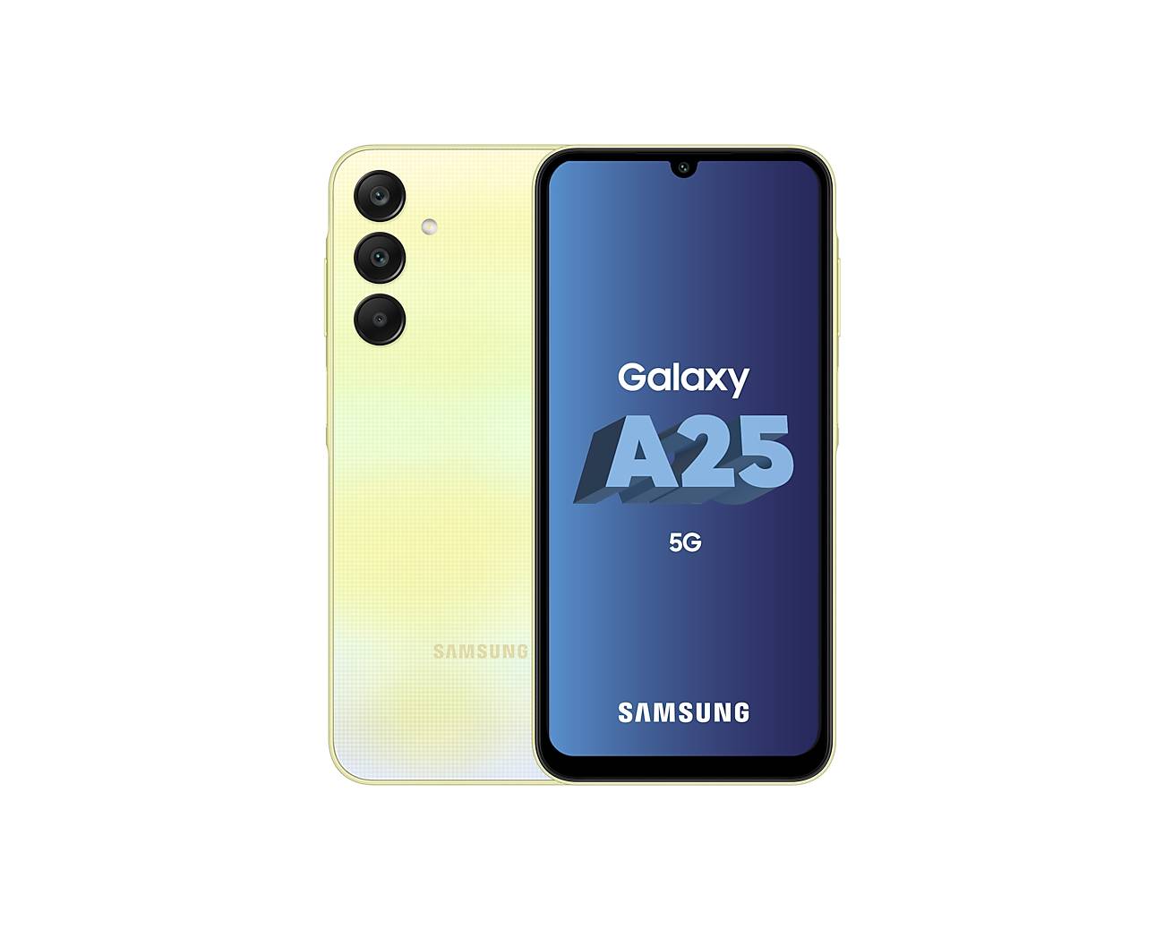 Rca Informatique - image du produit : SAMSUNG GALAXY A25 5G 256GB YELLOW 6.44IN ANDROID 14 USB TYP