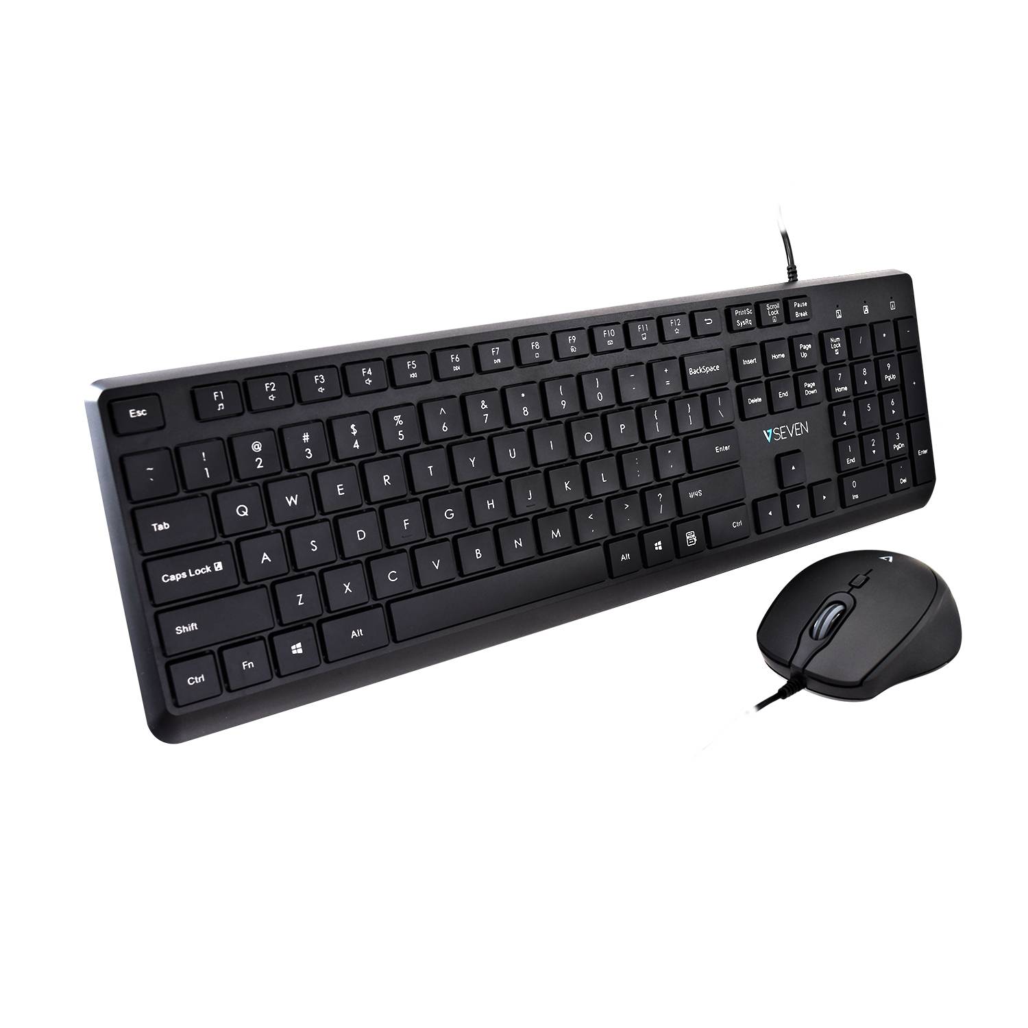 Rca Informatique - image du produit : USB PRO KEYBOARD MOUSE COMBO US QWERTY US ENGLISH LASERED KEYCAP