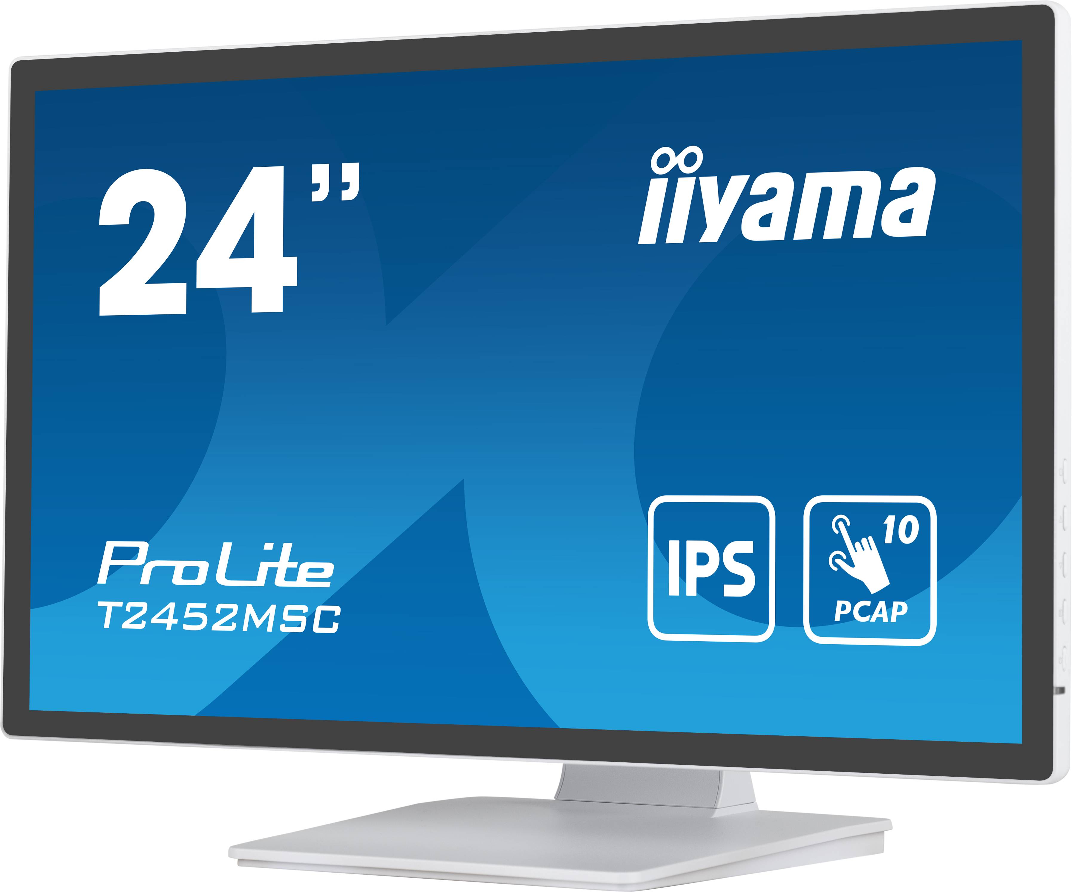 Rca Informatique - image du produit : T2452MSC-W1 23.8IN CAPACI TOUCH IPS FHD/400CD/5MS/HDMI/DP/WHITE