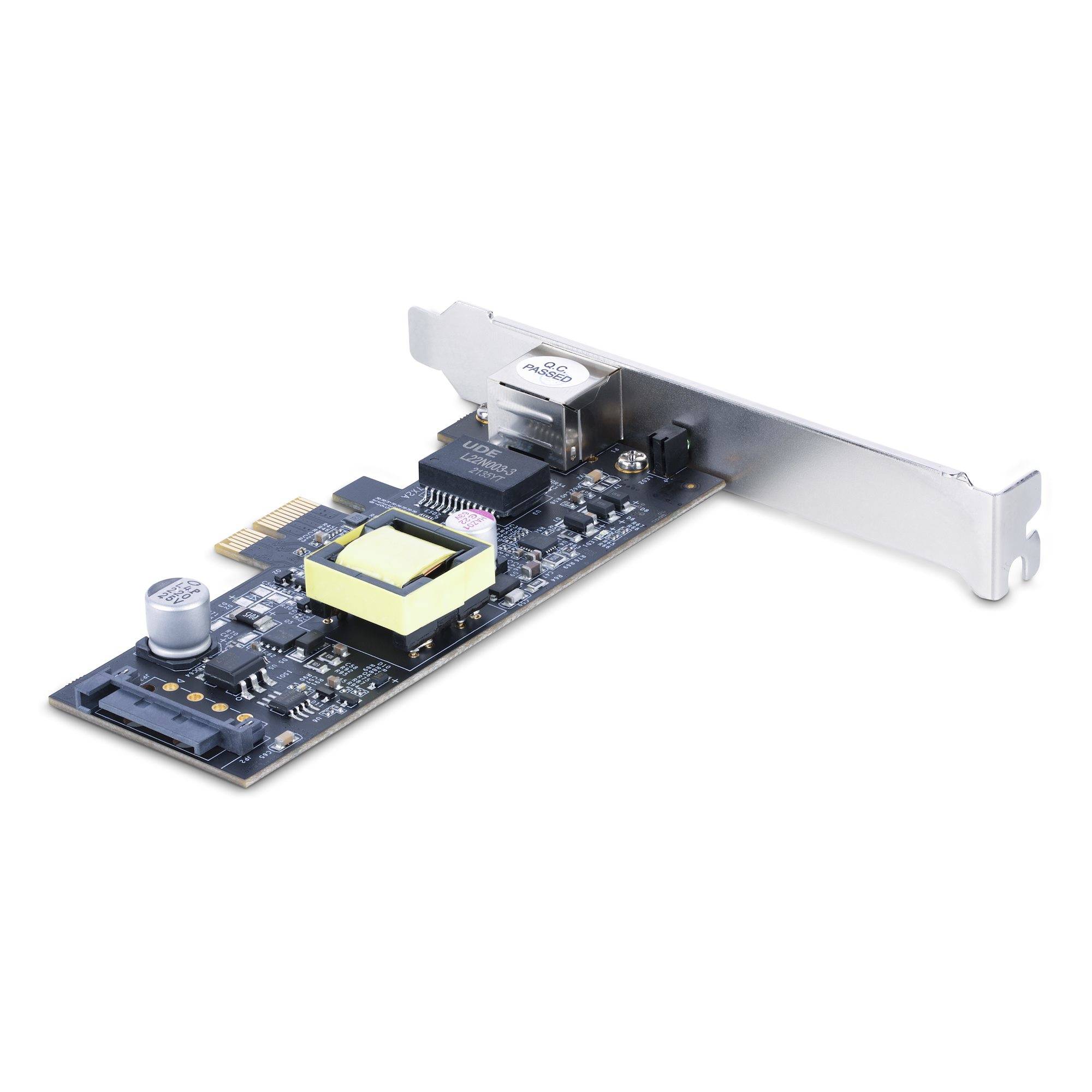 Rca Informatique - image du produit : 1-PORT 2.5GBPS NETWORK CARD PCIE 802.3AF/AT POE+ ETHERNET NI