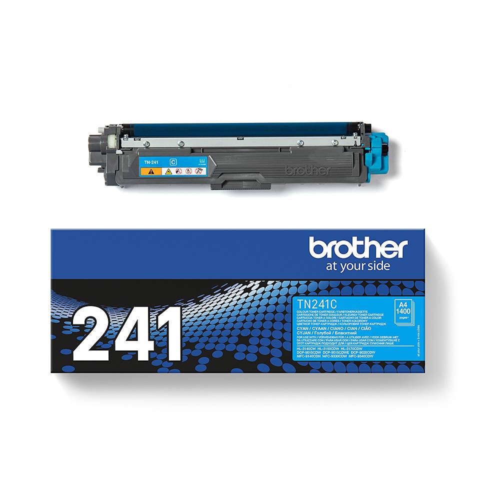 Rca Informatique - image du produit : TN-241C TONER CYAN 1400 PG F/HL3140/3150/3170 MFC9140CDN