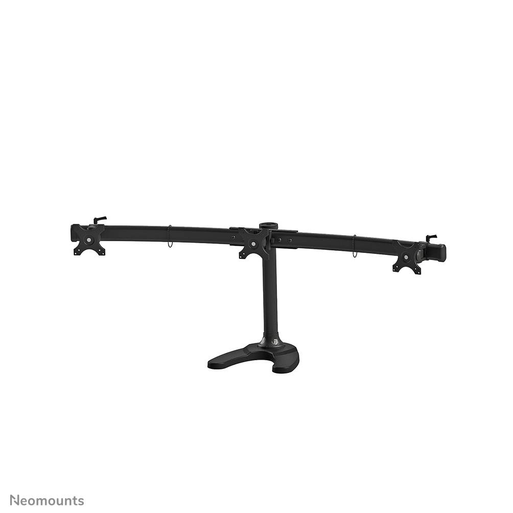 Rca Informatique - image du produit : DESK MOUNT TRIPLE 10-27IN BLACK STND.MAX 24KG.VESA75X75TO100X100