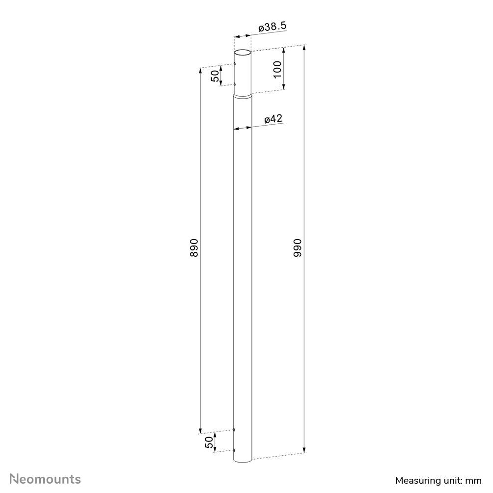 Rca Informatique - image du produit : EXTENSION POLE FOR CL25-540/550BL1 PROJECTOR CEILIN