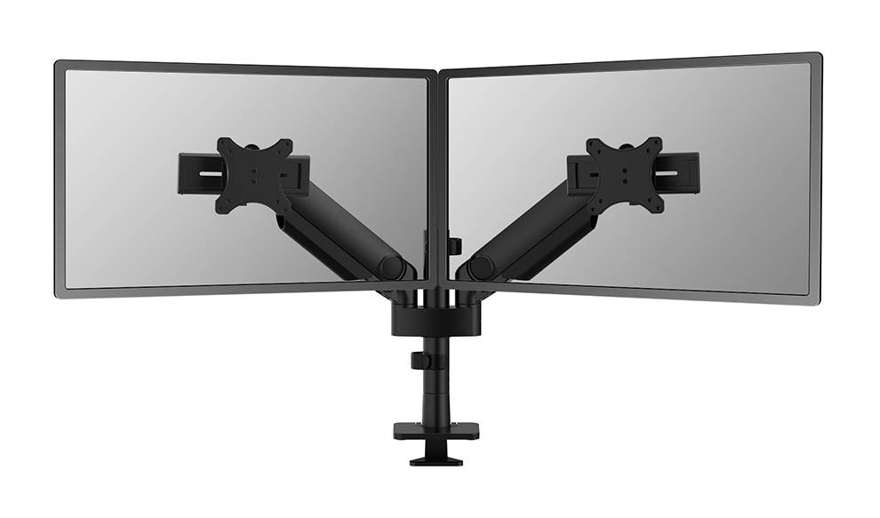 Rca Informatique - image du produit : NEXT ONE SL DESK MOUNT DOUBLE DISPLAY SLIDING VESA BLACK