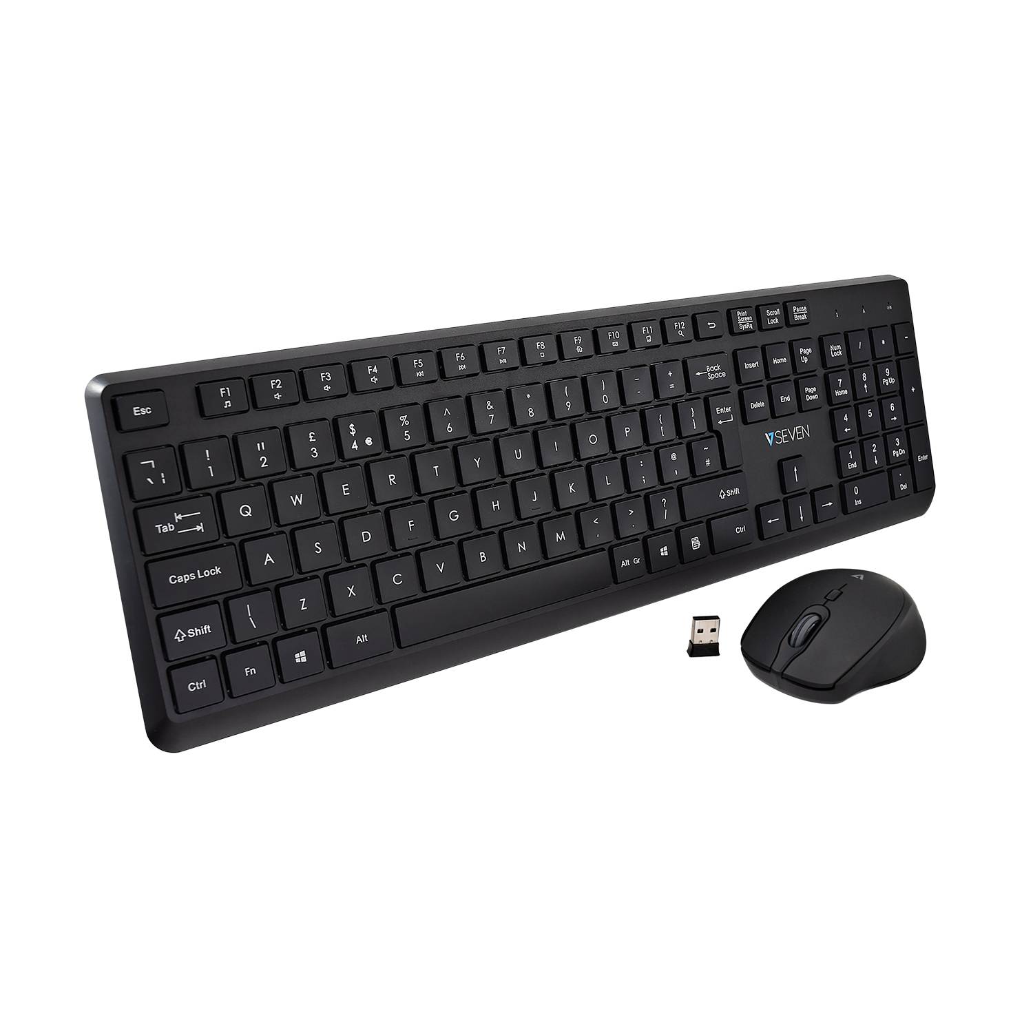 Rca Informatique - image du produit : PRO WIRELESS KEYBOARD MOUSE UK QWERTY UK ENGLISH LASERED KEYCAP