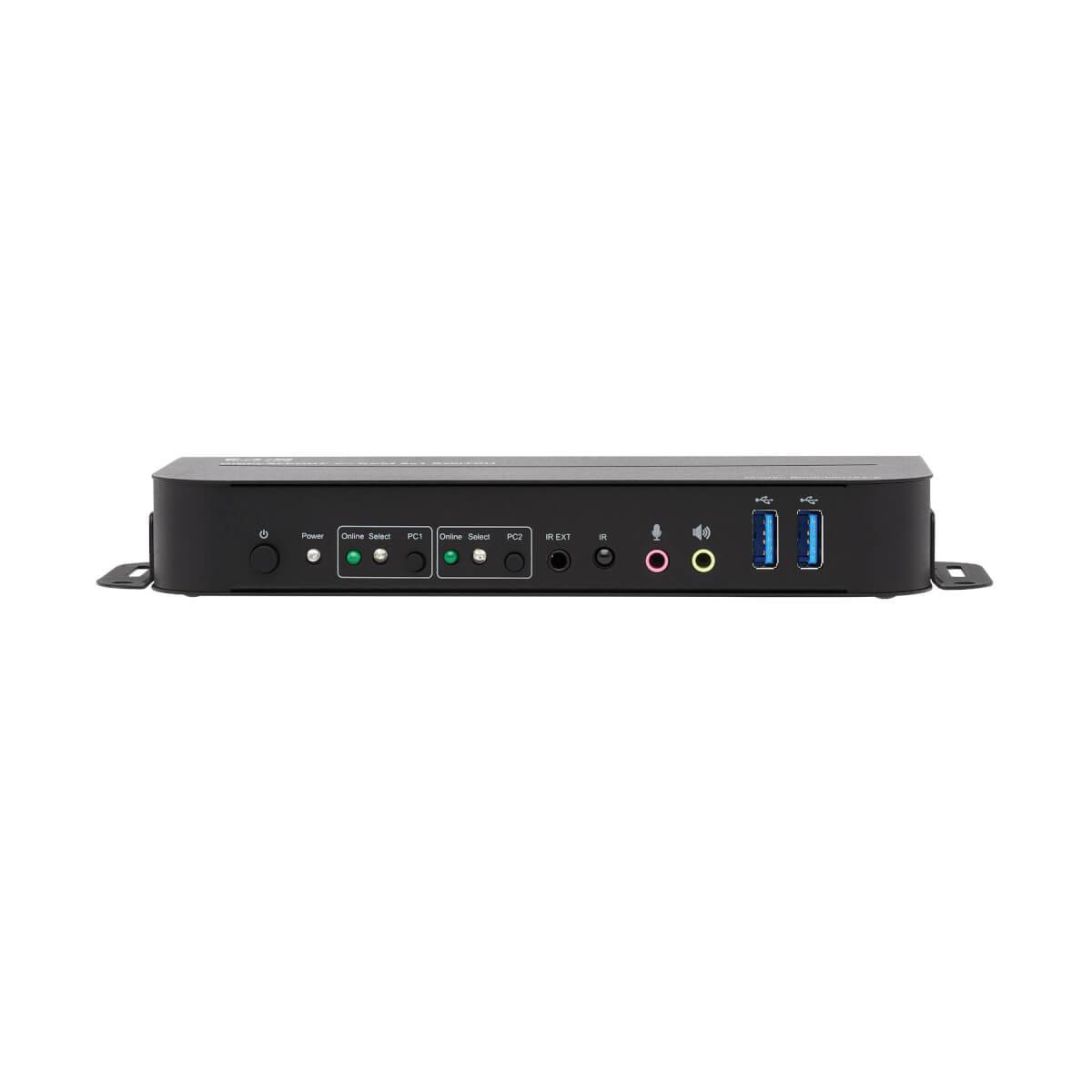 Rca Informatique - image du produit : 2PT DISPLAYPORT/USB KVM SWITCH 4K HDR HDCP DP USB SHARE USB3.0