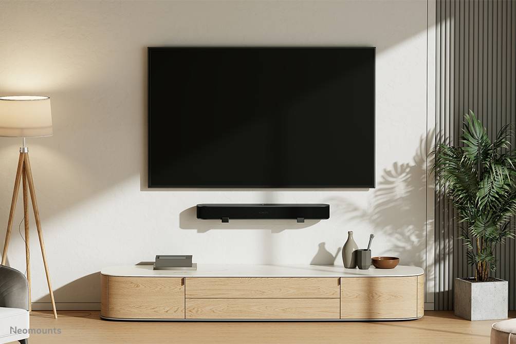 Rca Informatique - image du produit : NEWSTAR SOUNDBAR WALL MOUNT BLACK